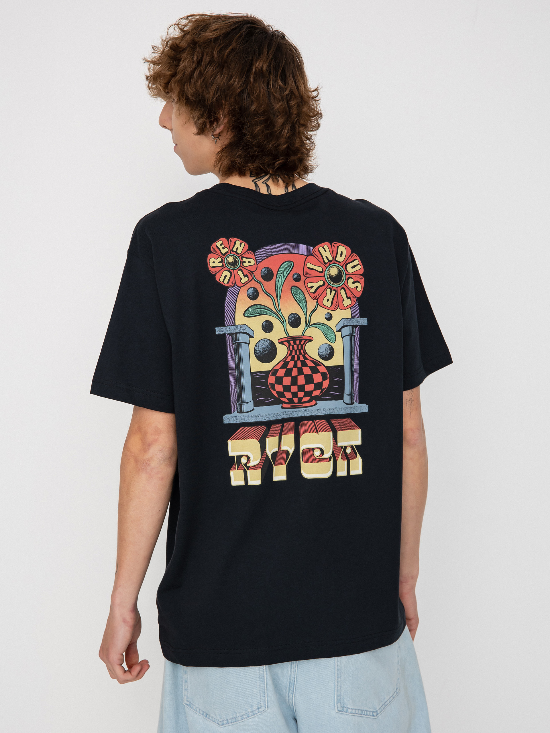 RVCA Portal póló (black)