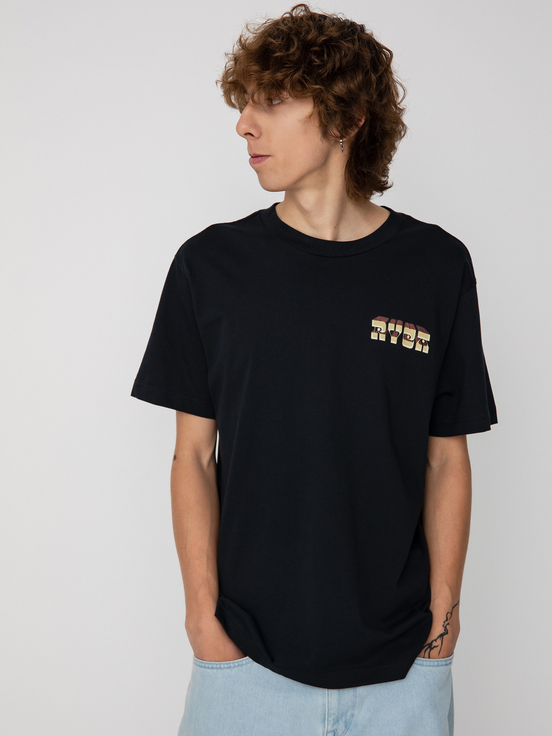 RVCA Portal póló (black)