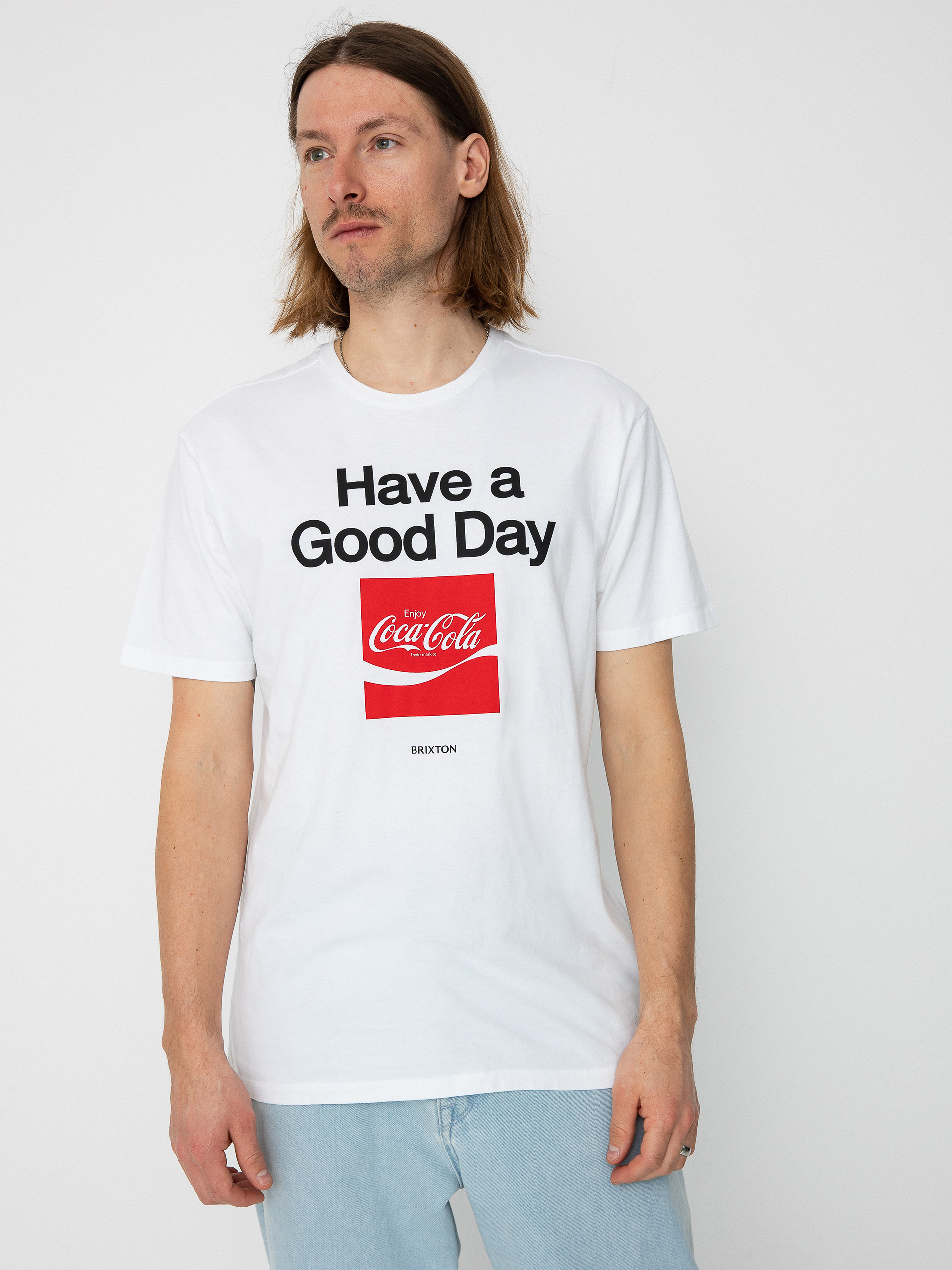 Brixton Coca-Cola Good Day pu00f3lu00f3 (white)