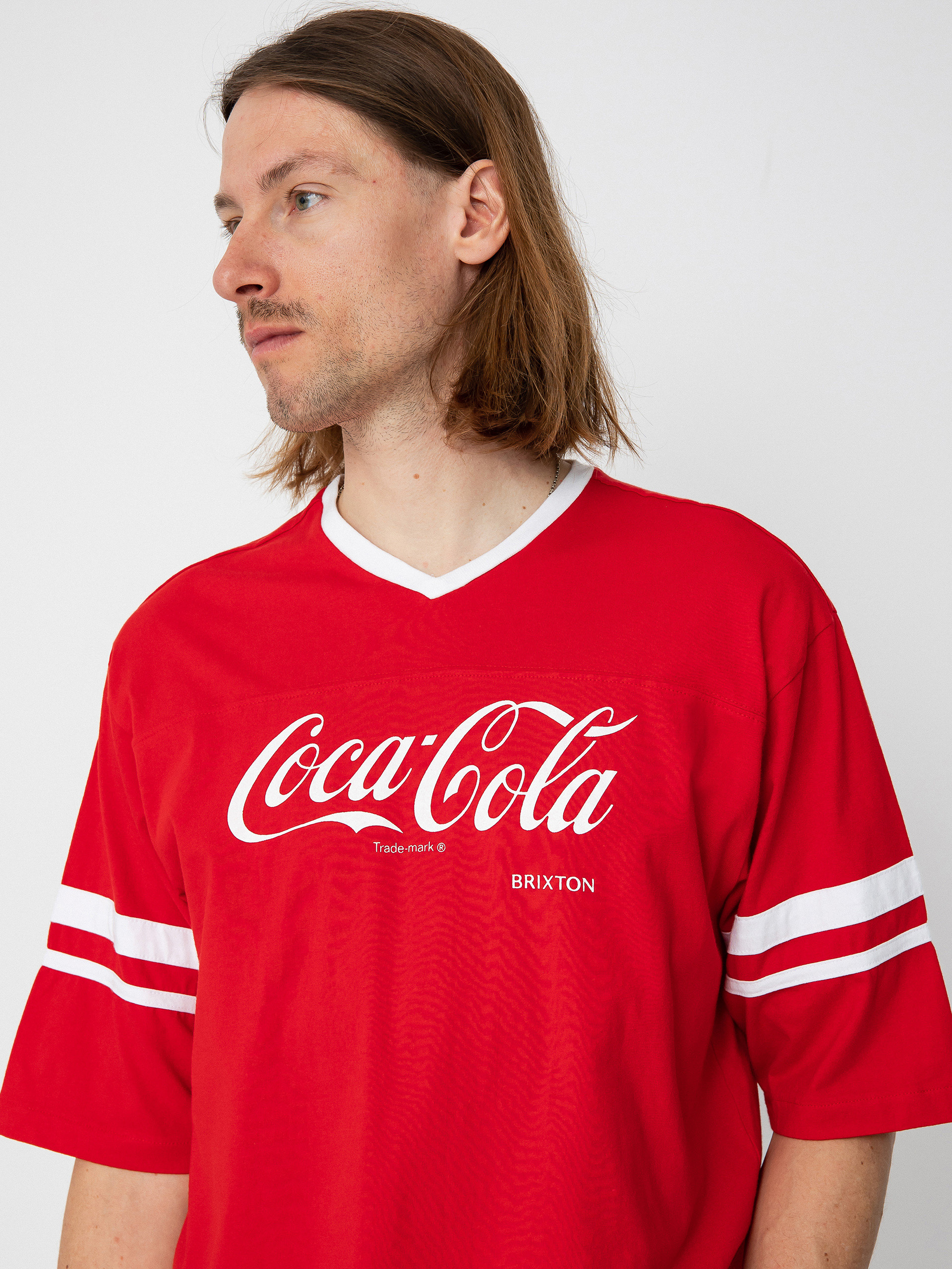 Brixton Coca-Cola Classic Football póló (cokered)