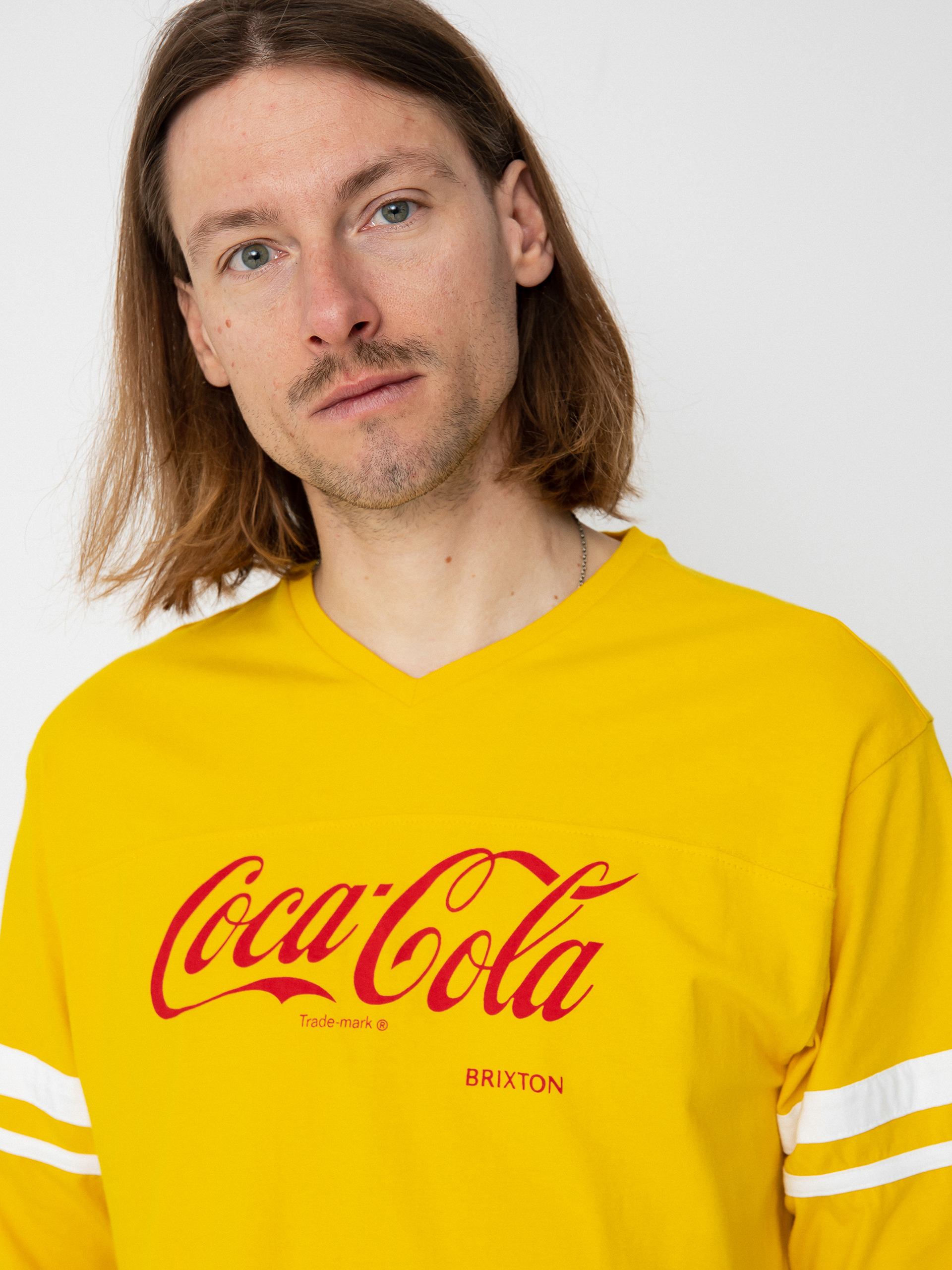 Brixton Coca-Cola Classic Football póló (yellow)
