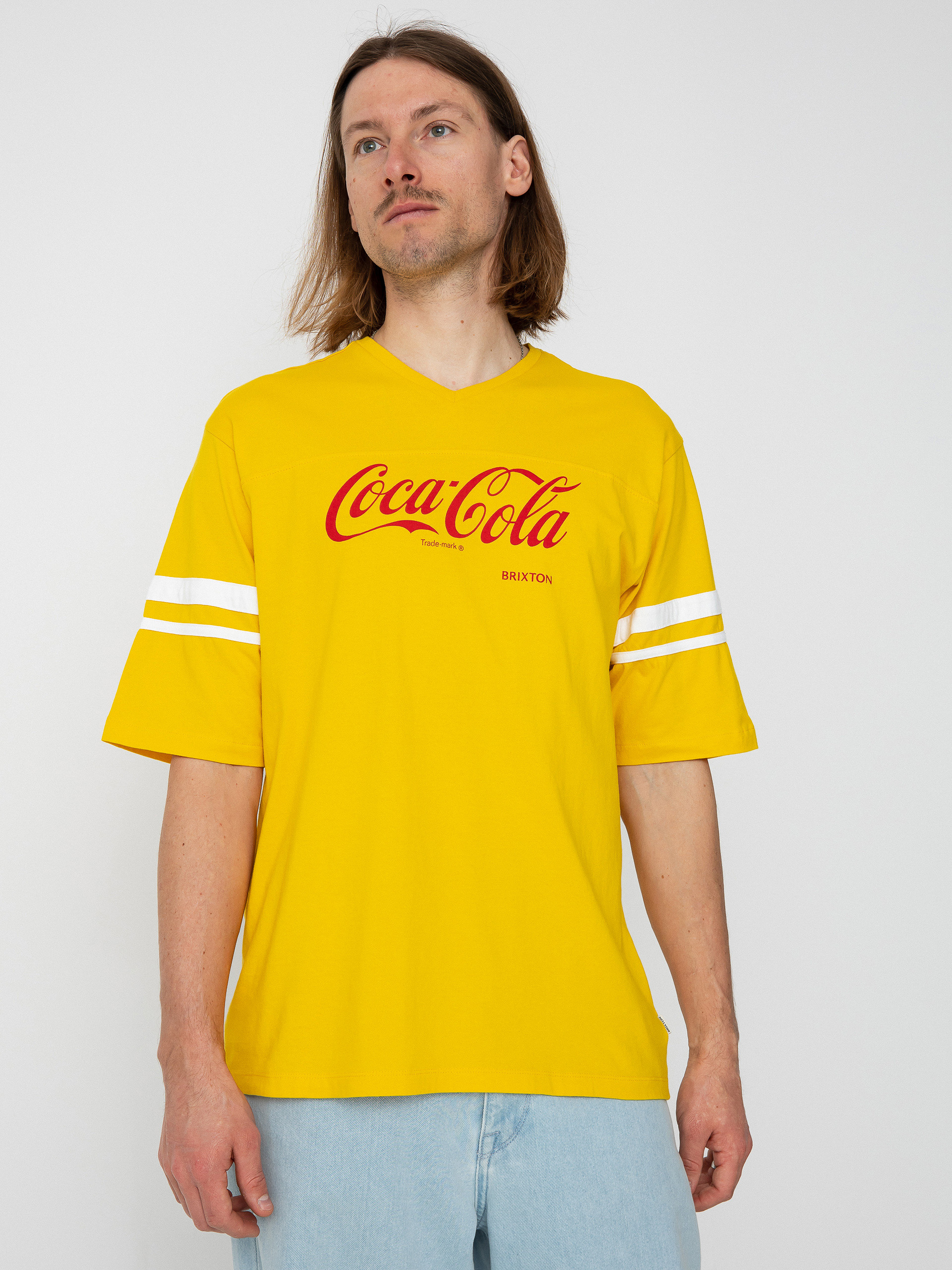 Brixton Coca-Cola Classic Football póló (yellow)