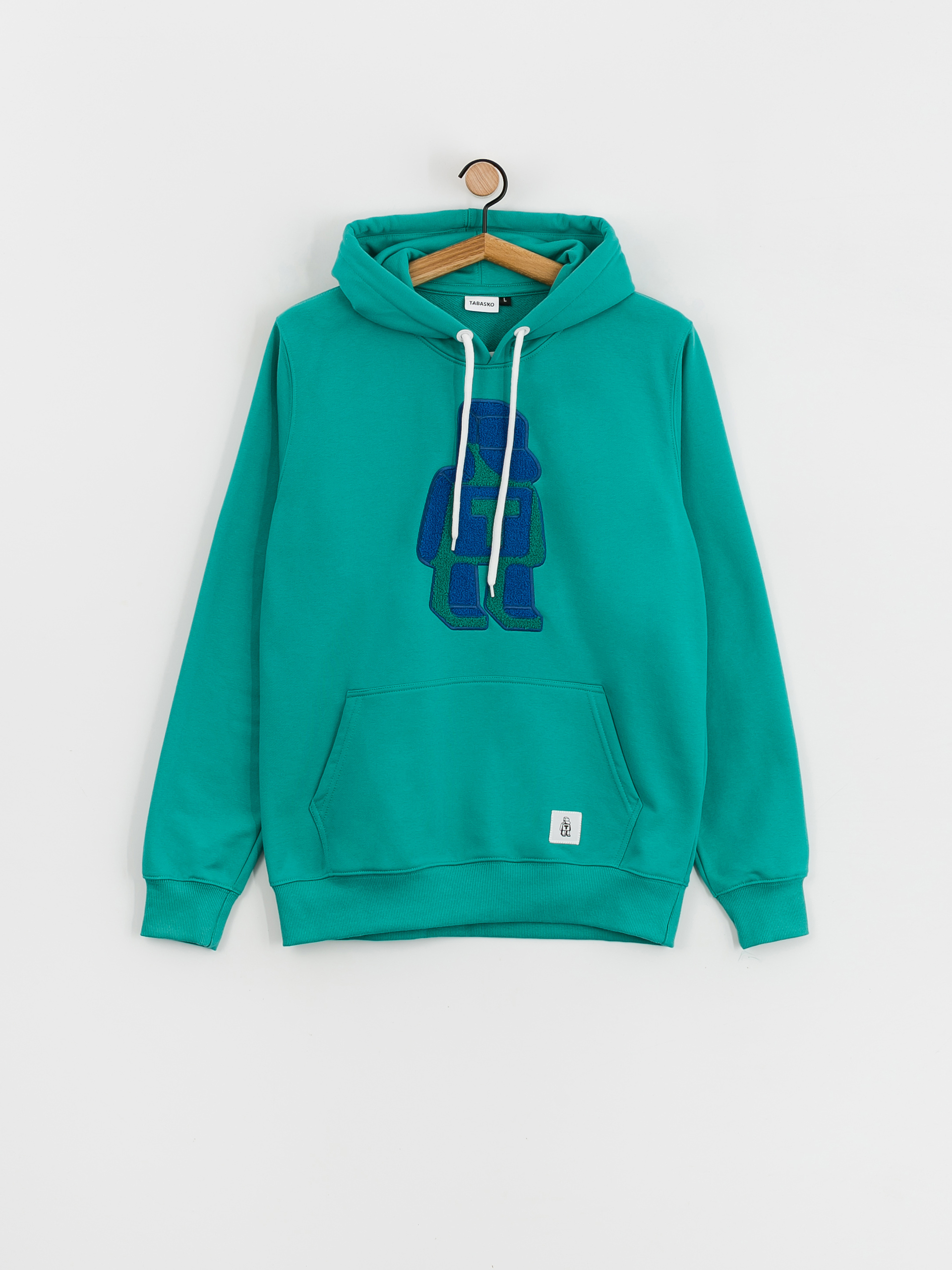 Tabasko Logo Chanille HD Kapucnis pulóver (turquoise)