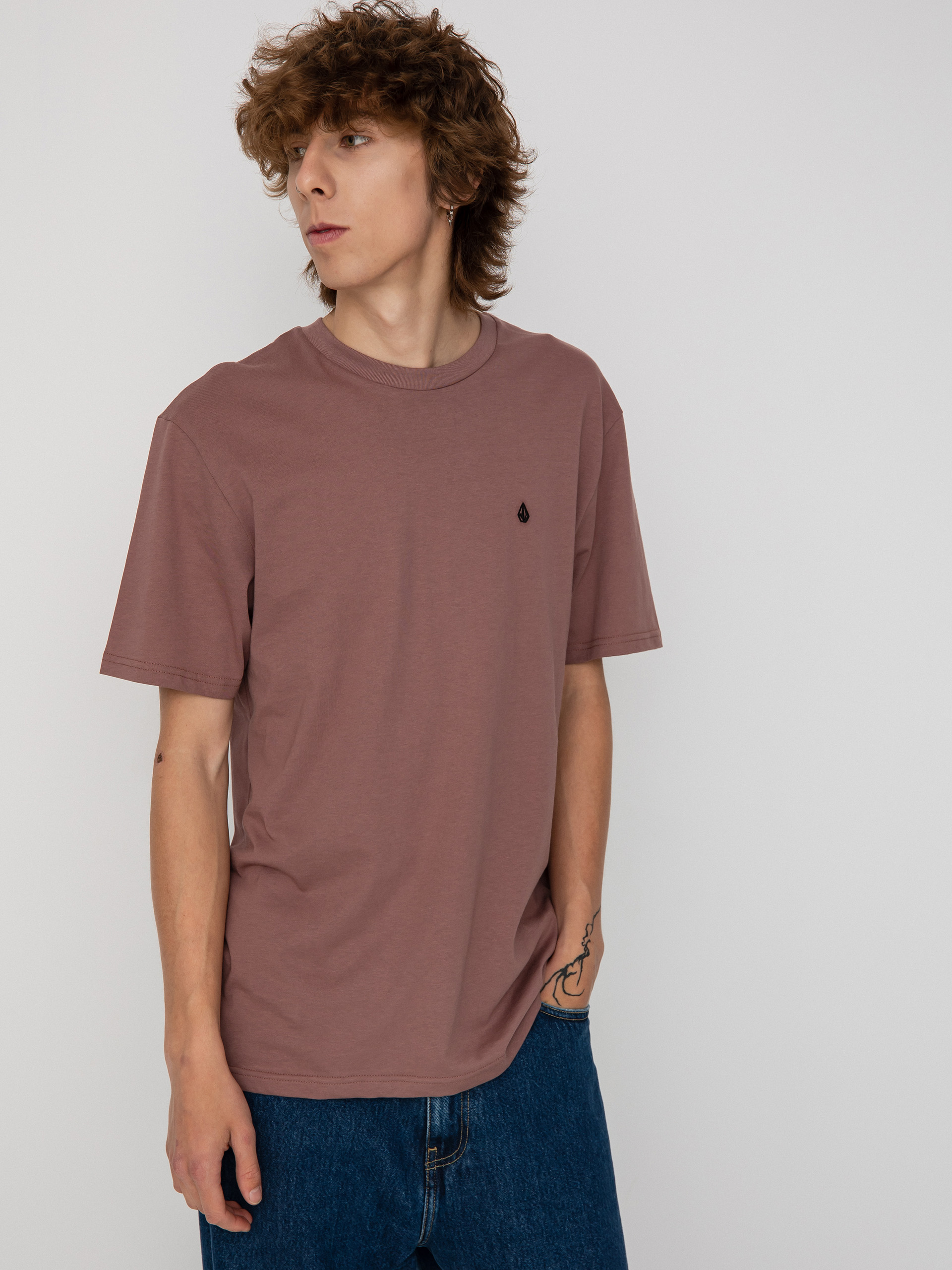 Volcom Stone Blanks Bsc póló (bordeaux brown)