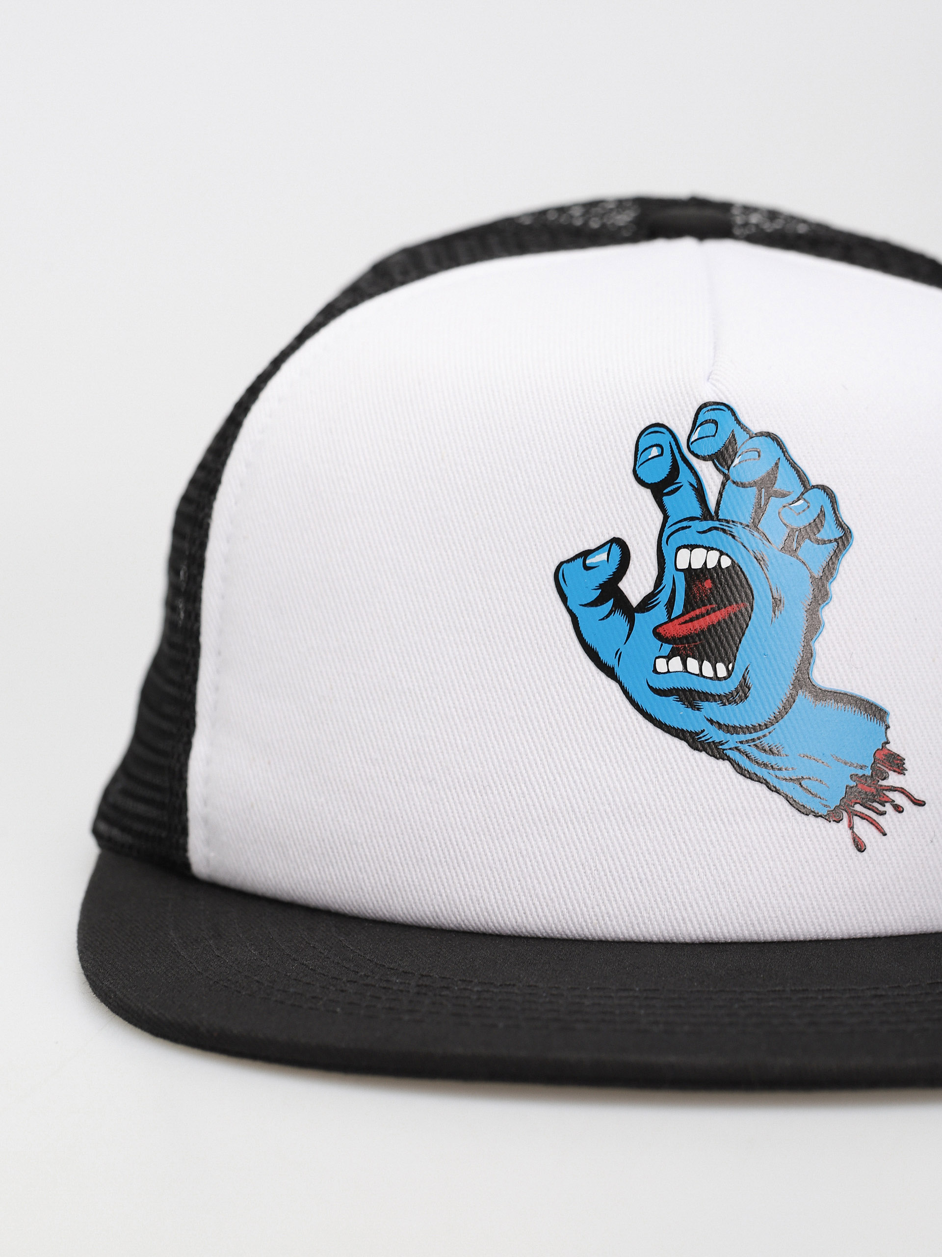 Santa Cruz Classic Hand Mesh Baseball sapka (white/black)