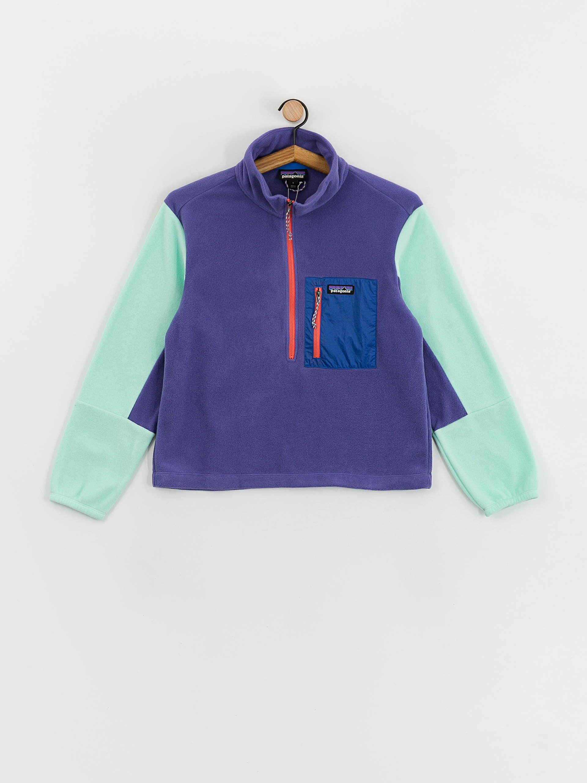 Női Patagonia Microdini 1/2 Zip Polár pulóver (perennial purple)