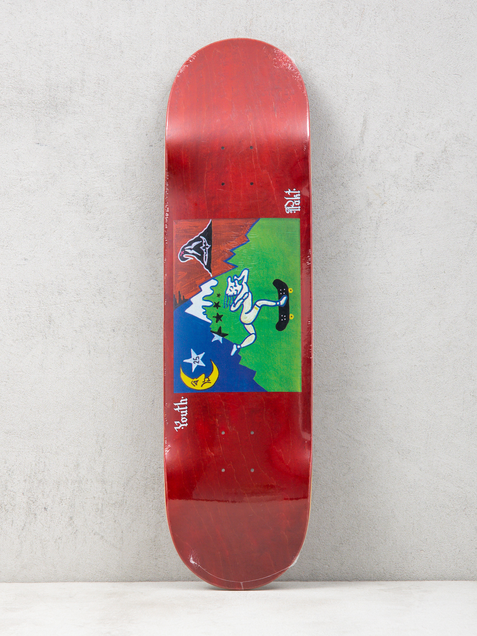 Youth Skateboards X Pakt Baba Na Desce Gördeszka lap (red)