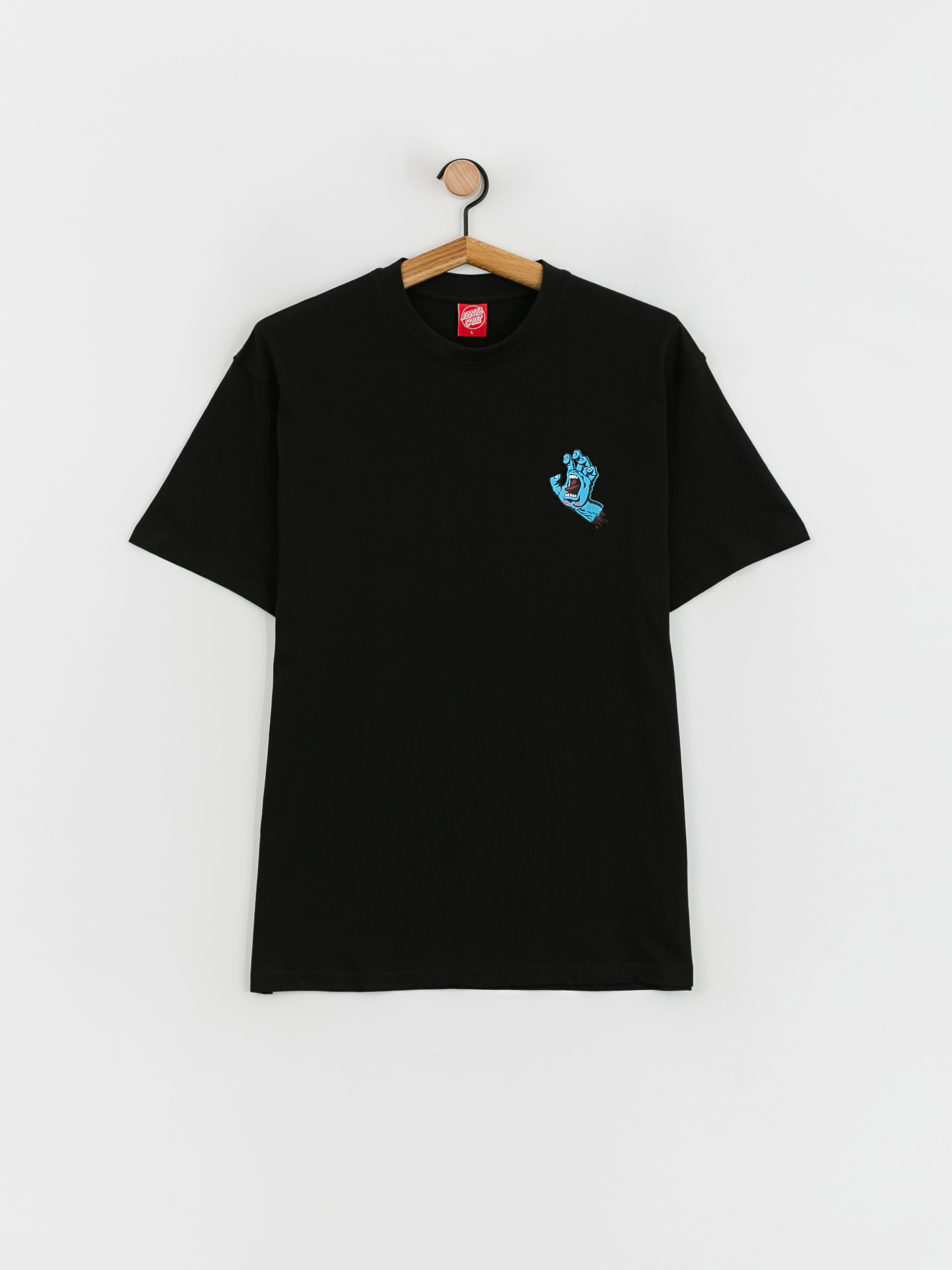 Santa Cruz Screaming Hand Chest póló (black)