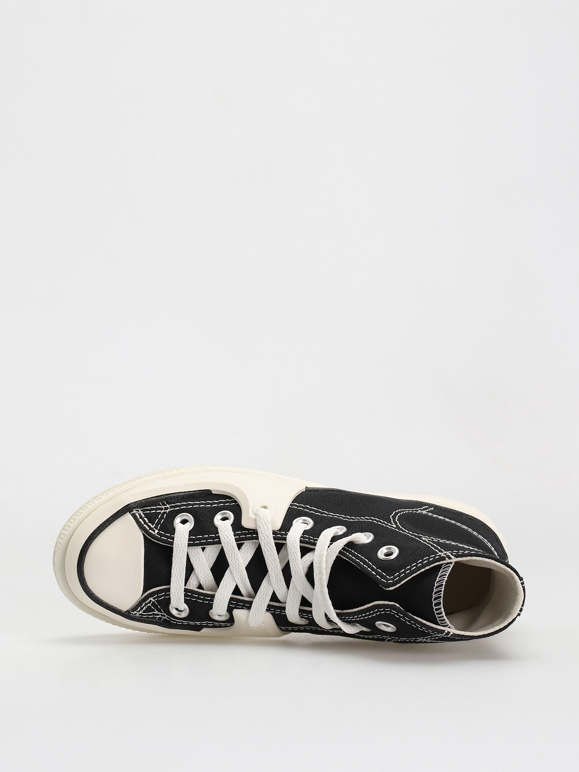 Converse Chuck Taylor All Star Construct Hi Tornacipők Wmn (black/vintage white)