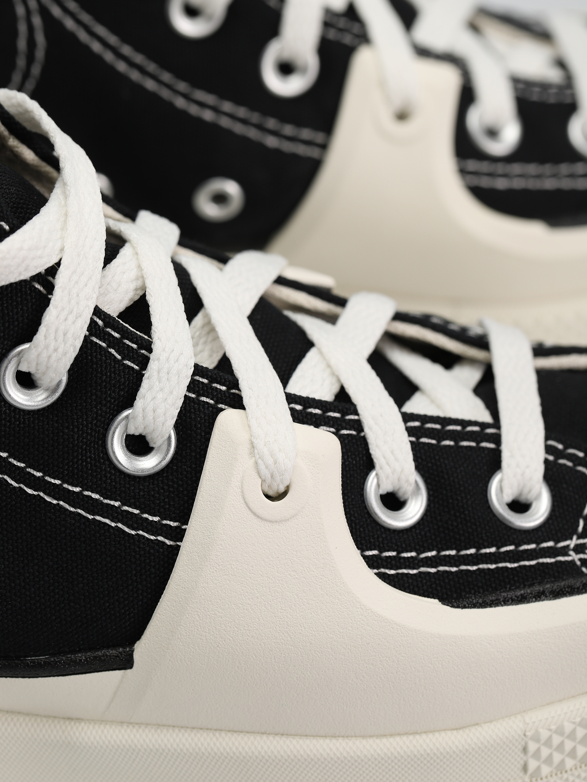 Converse Chuck Taylor All Star Construct Hi Tornacipők Wmn (black/vintage white)
