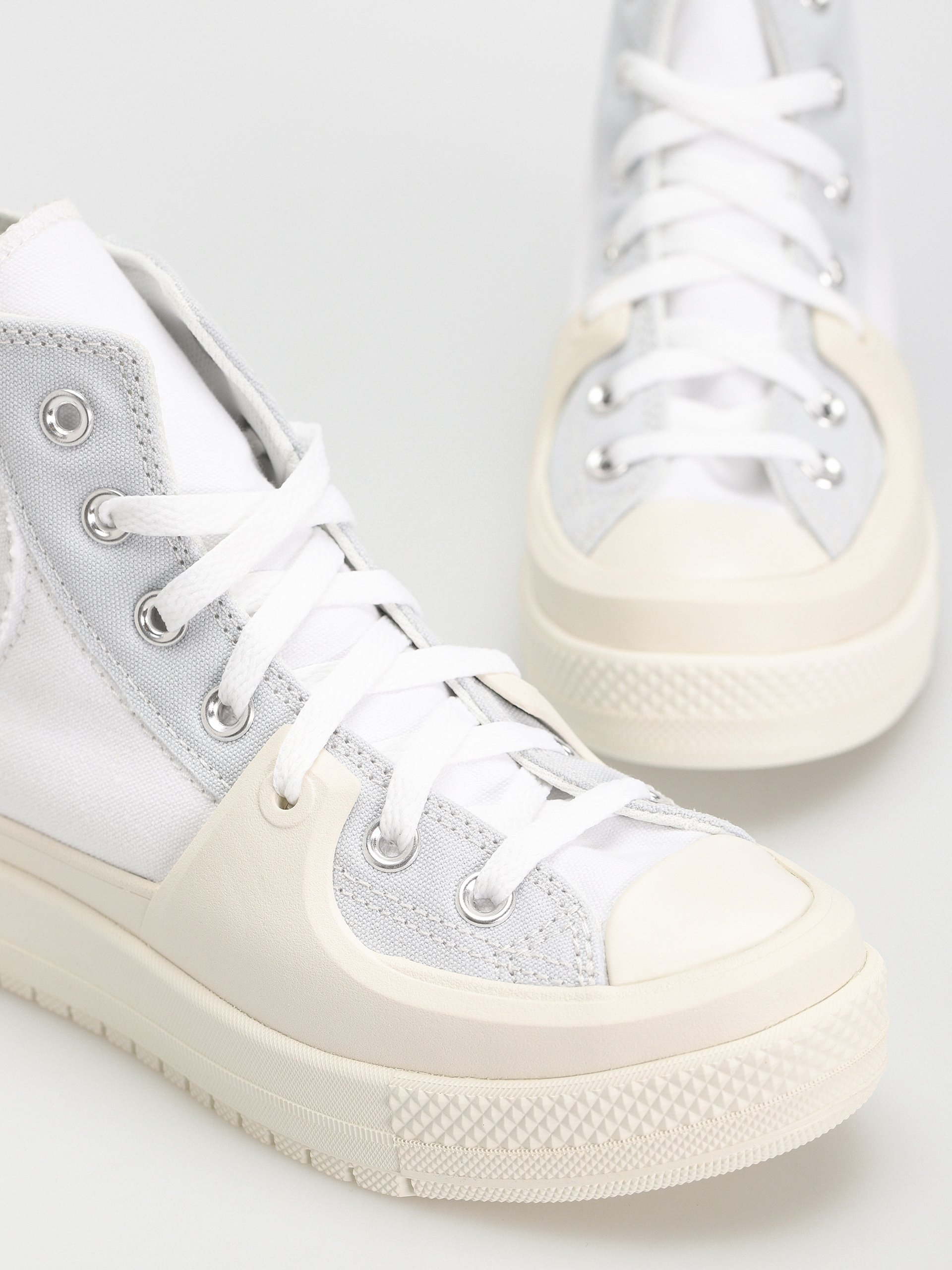 Converse Chuck Taylor All Star Construct Hi Tornacipők Wmn (white/ghosted/black)