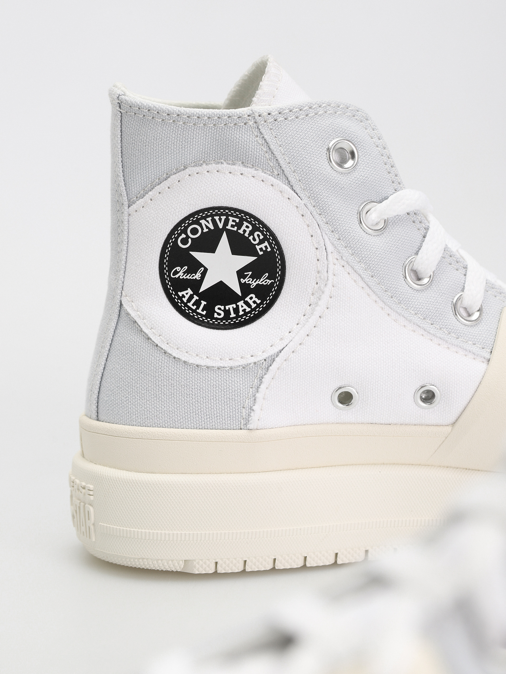 Converse Chuck Taylor All Star Construct Hi Tornacipők Wmn (white/ghosted/black)