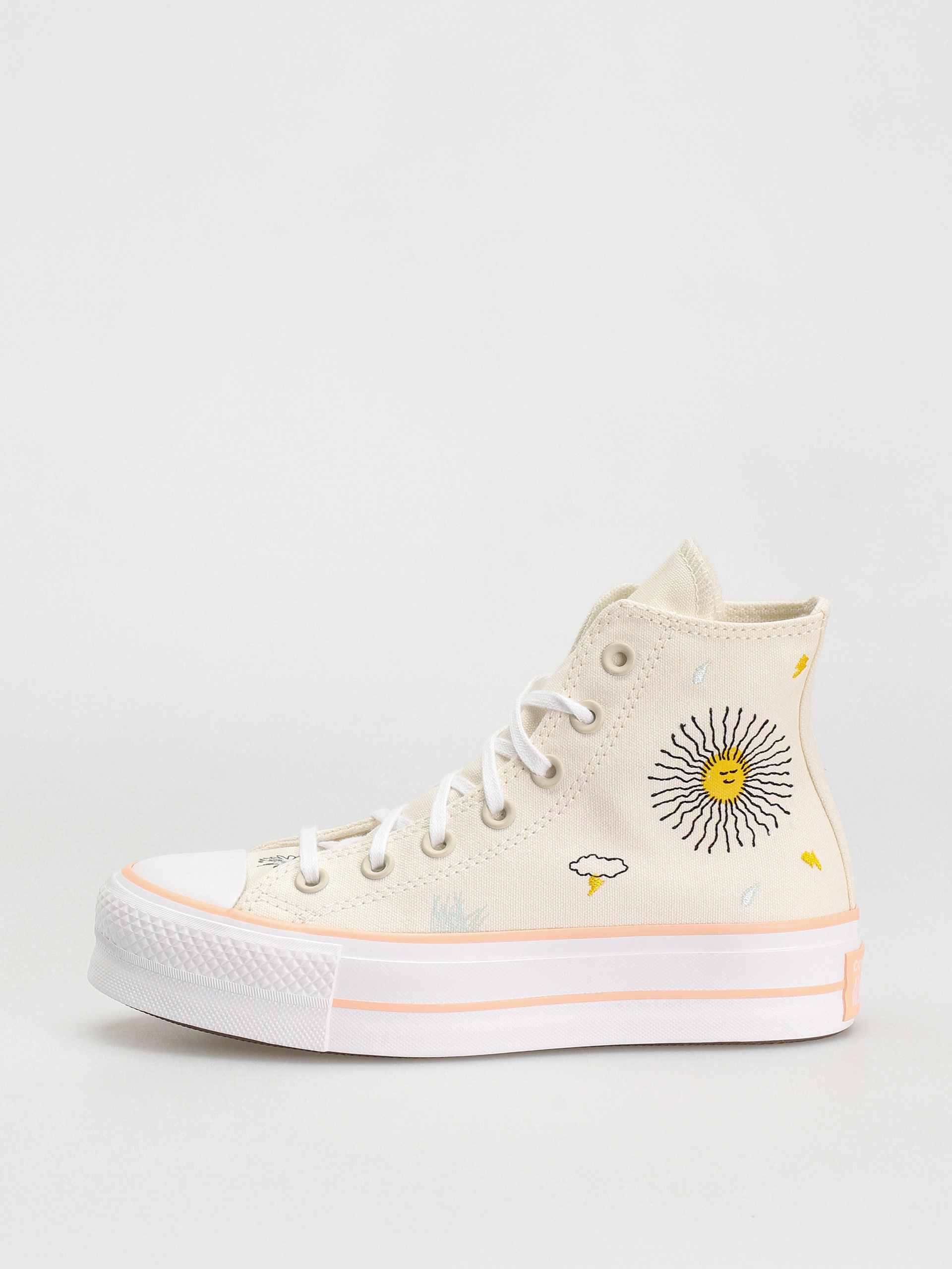 Converse Chuck Taylor All Star Lift Hi Tornacipők Wmn (egret)