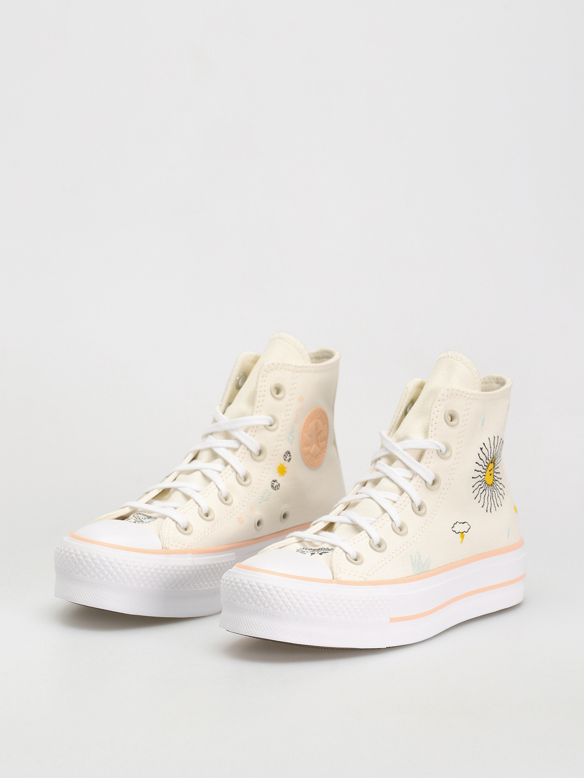 Converse Chuck Taylor All Star Lift Hi Tornacipők Wmn (egret)