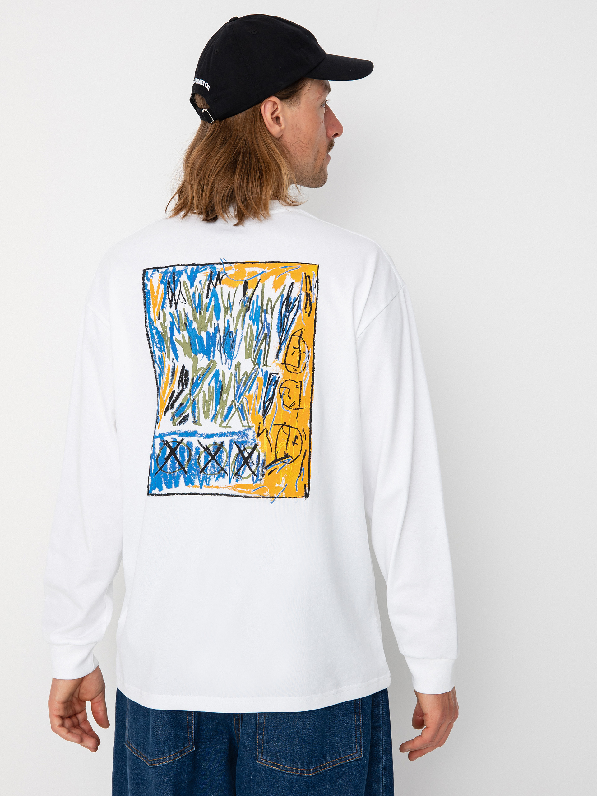 Polar Skate Campfire LS Hosszú ujjú felső (white)