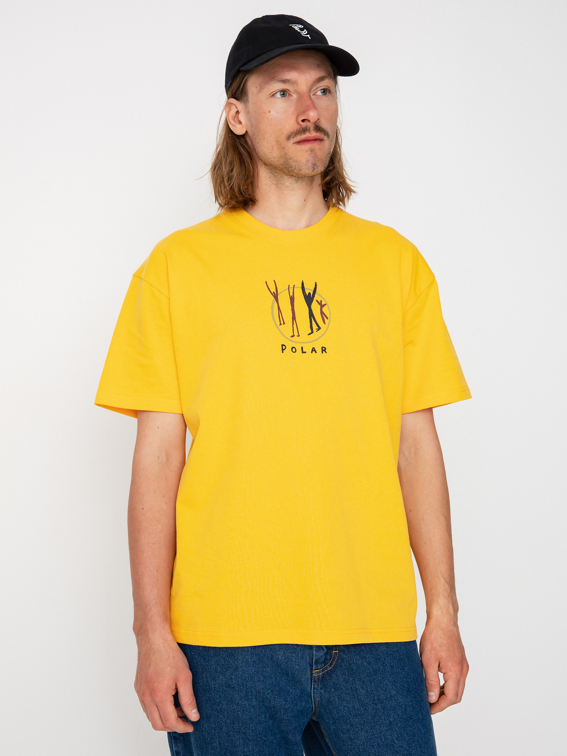 Polar Skate Polar Gang póló (orange sorbet)