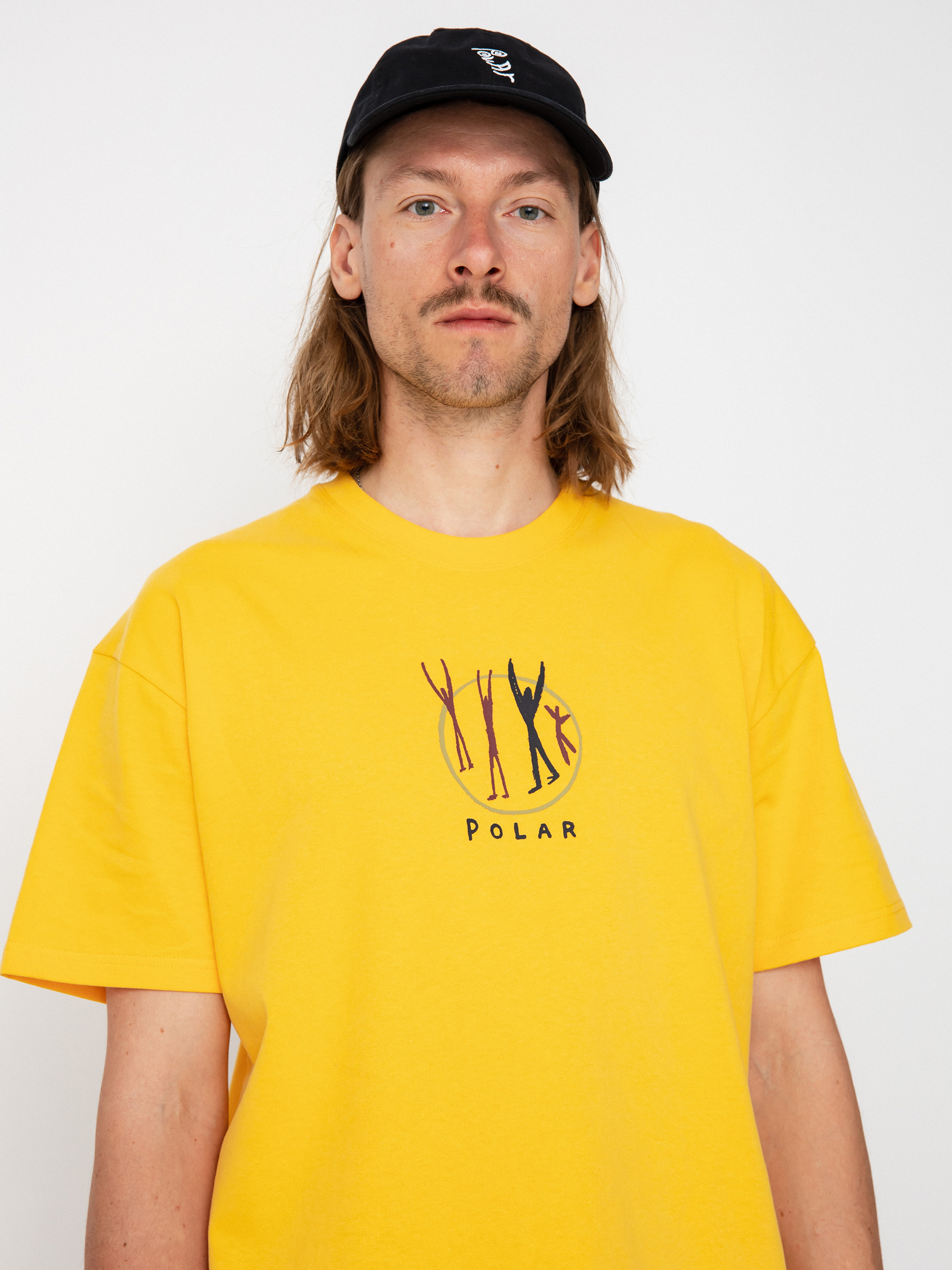 Polar Skate Polar Gang póló (orange sorbet)