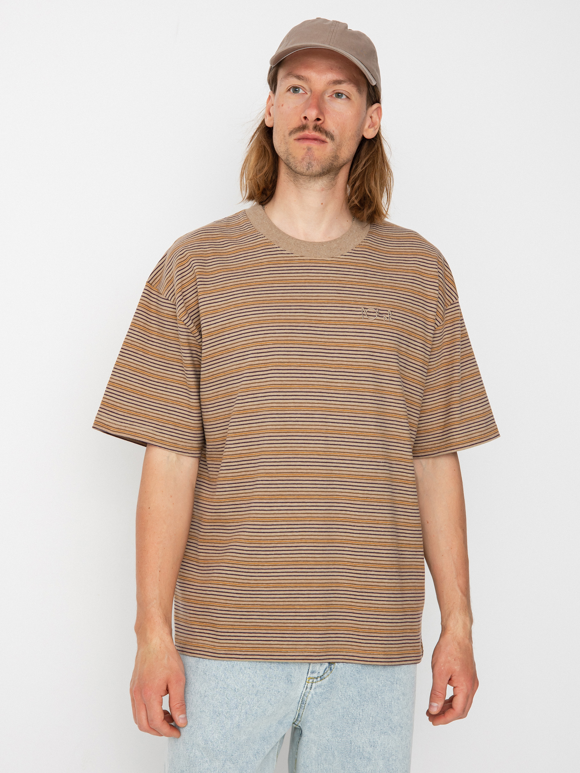 Polar Skate Stripe Surf póló (camel)