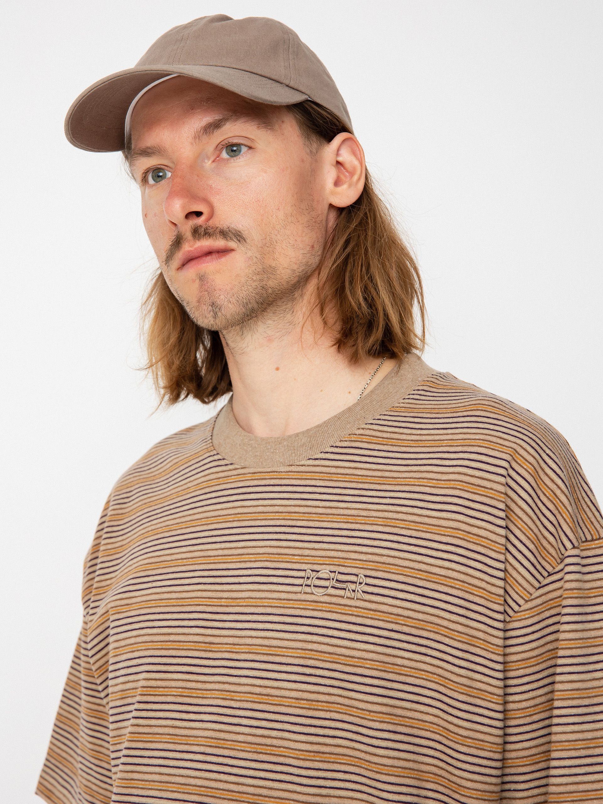 Polar Skate Stripe Surf póló (camel)