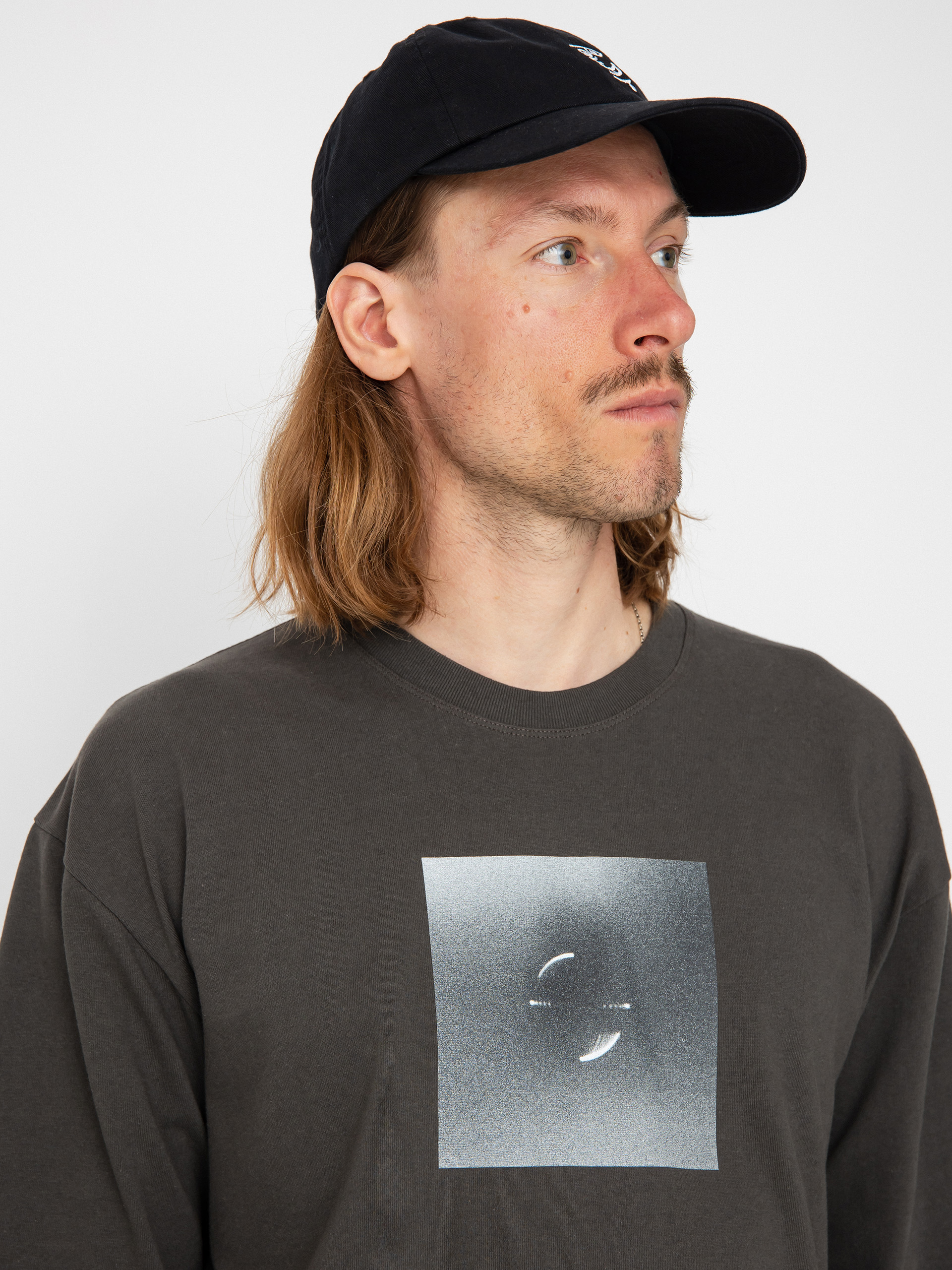 Polar Skate Magnetic Field LS Hosszú ujjú felső (dirty black)