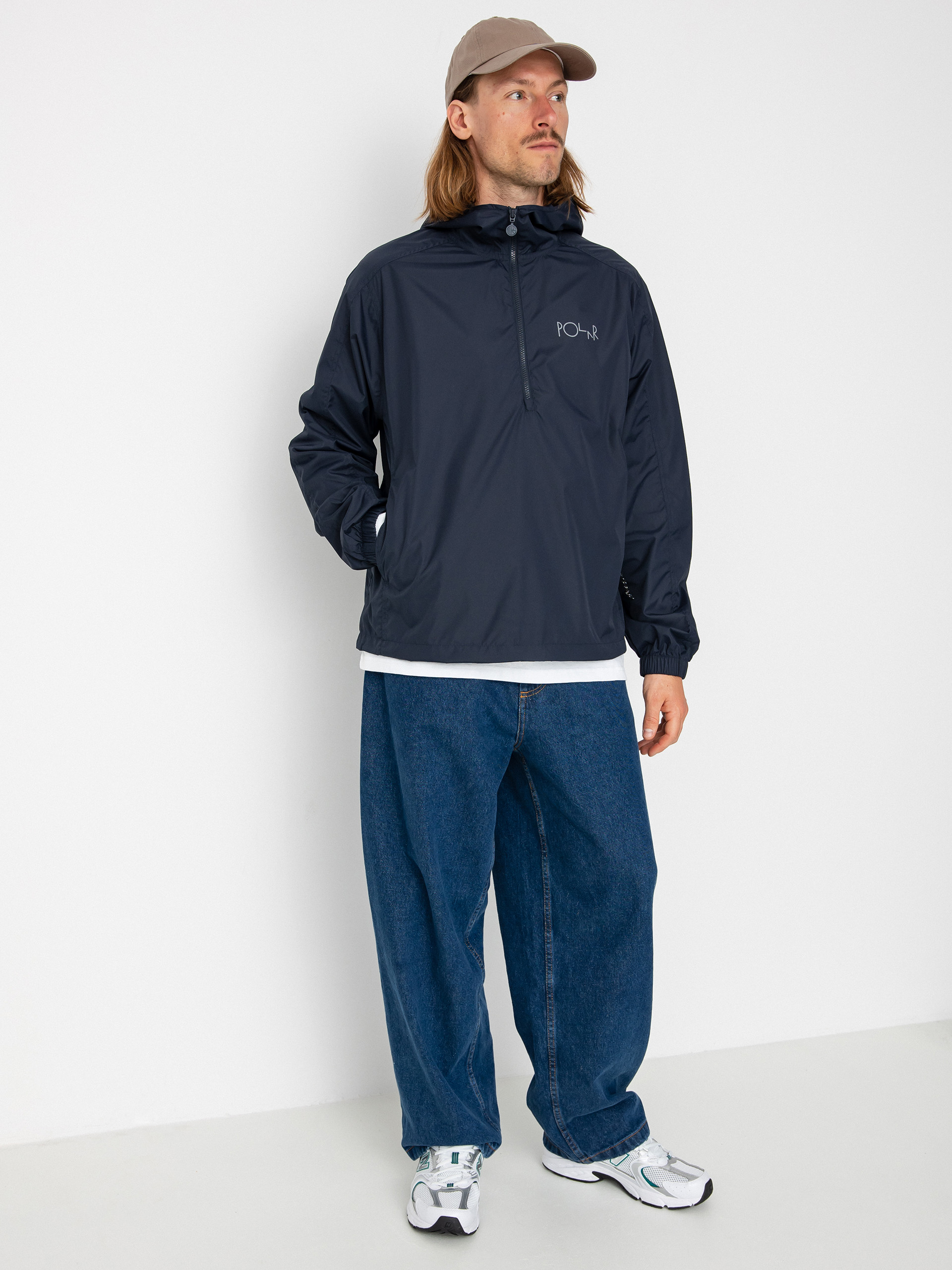 Polar Skate Packable Anorak Dzseki (navy)
