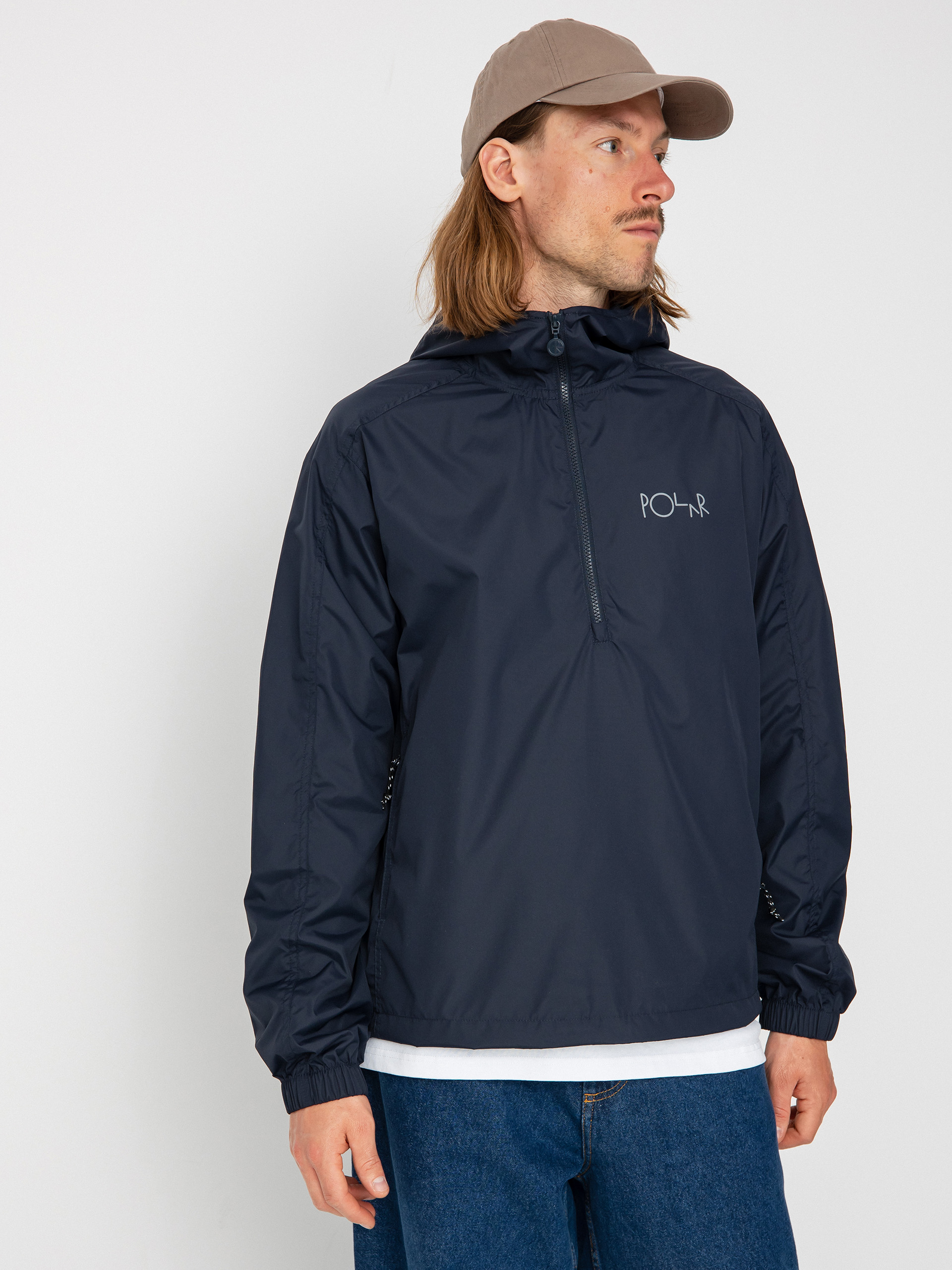 Polar Skate Packable Anorak Dzseki (navy)