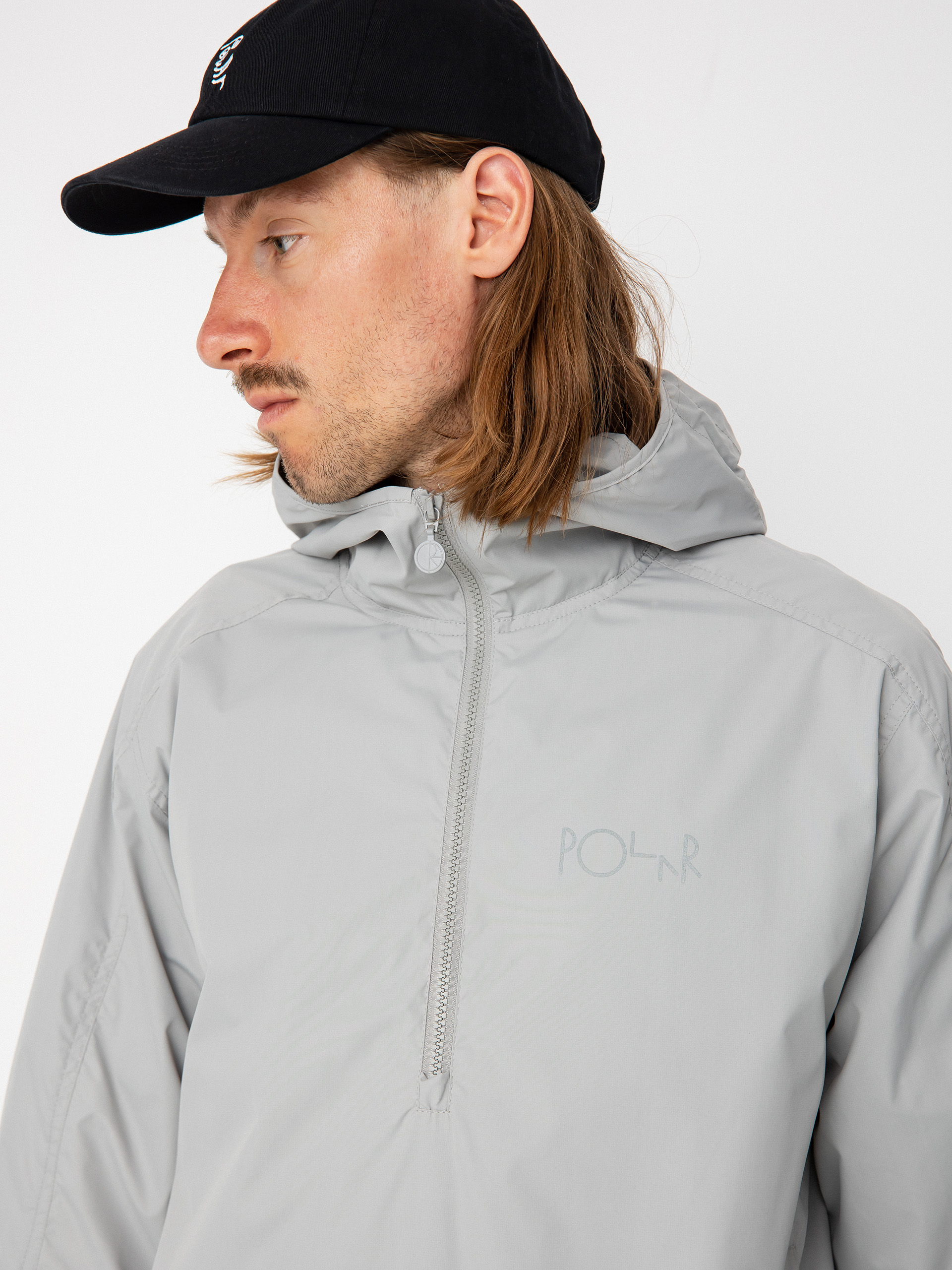 Polar Skate Packable Anorak Dzseki (silver)