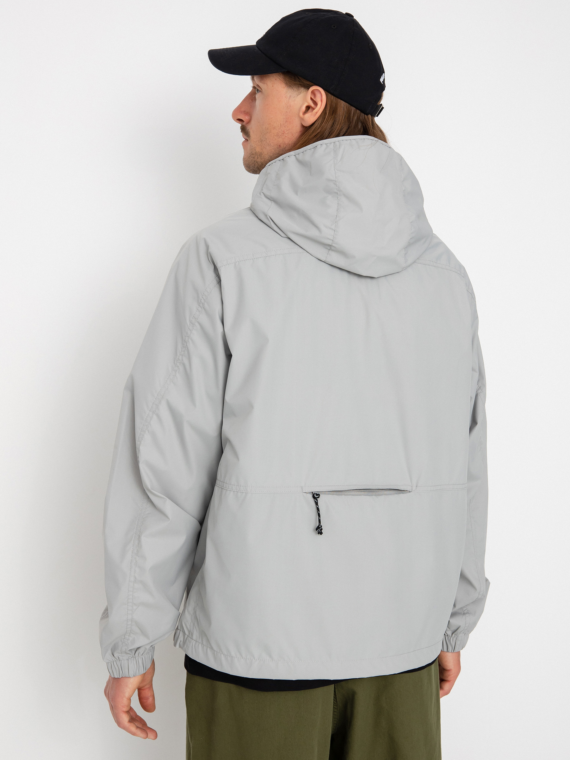 Polar Skate Packable Anorak Dzseki (silver)