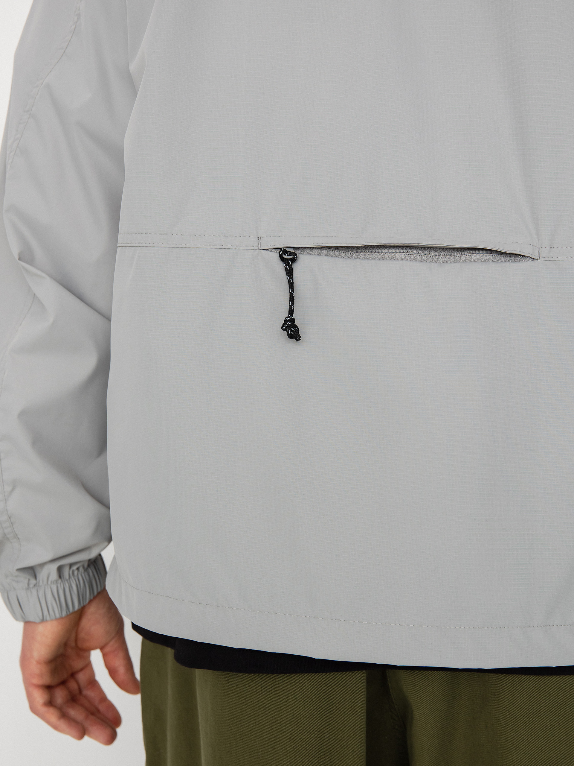 Polar Skate Packable Anorak Dzseki (silver)