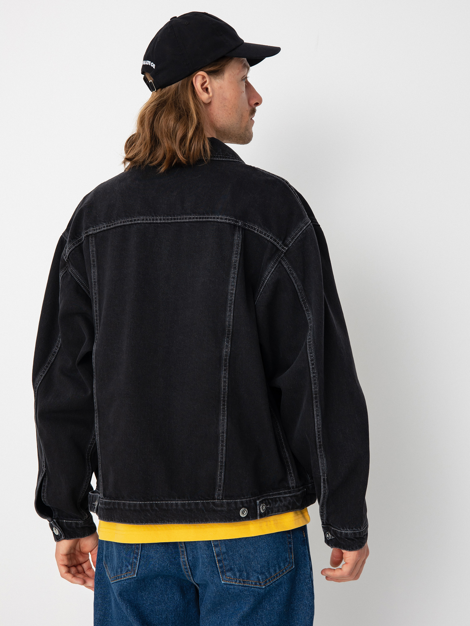 Polar Skate Patrik Denim Dzseki (silver black)