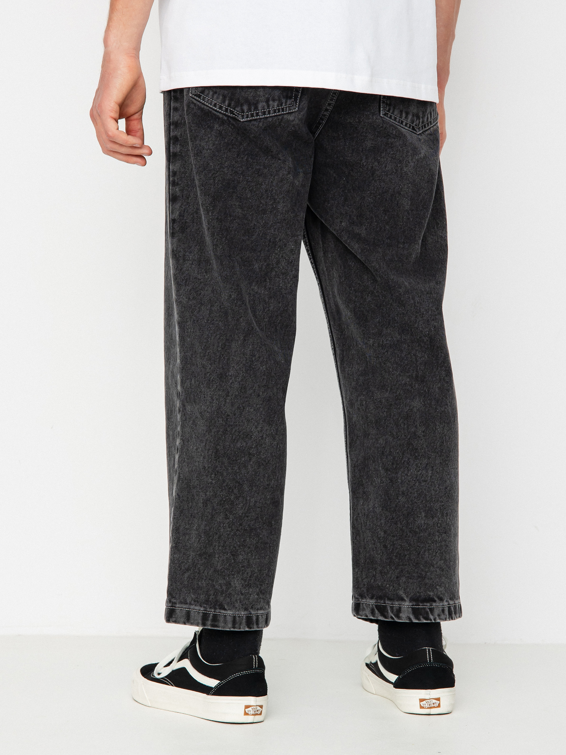 Polar Skate 93! Denim Kisnadrág (silver black)