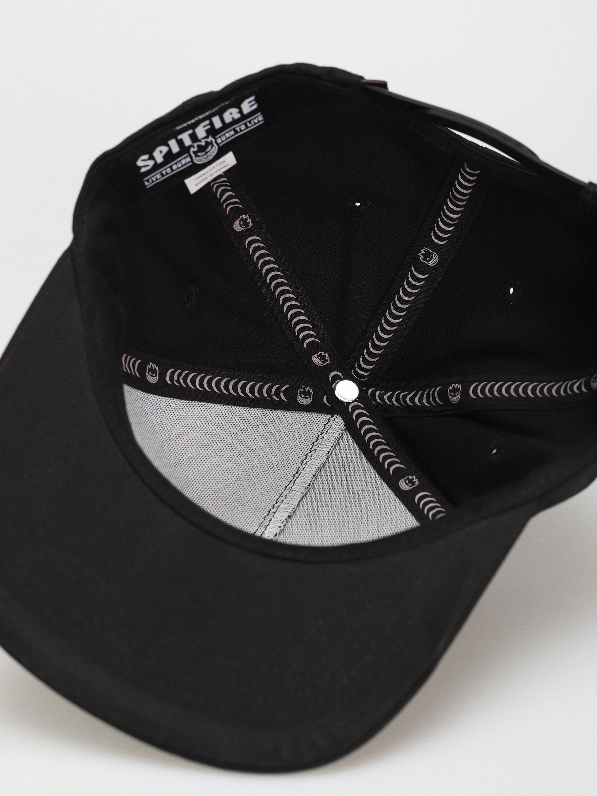 Spitfire Bighead Fill Baseball sapka (black/red/gold)