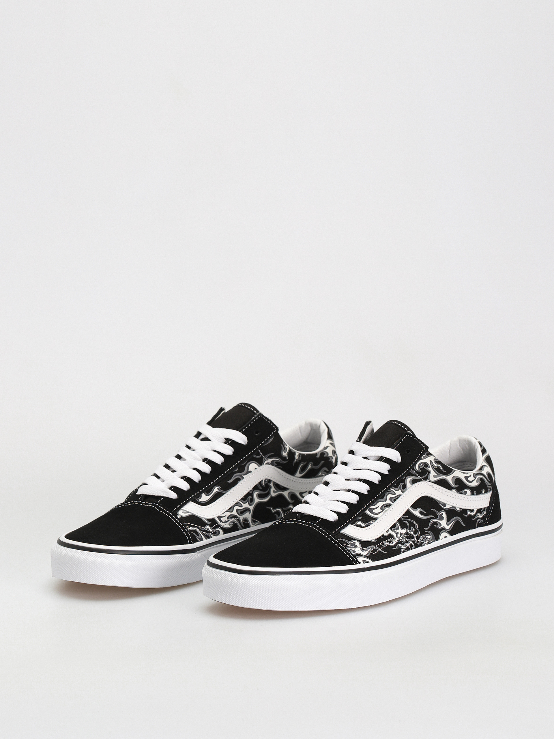 Vans Old Skool Cipők (flames black/true white)