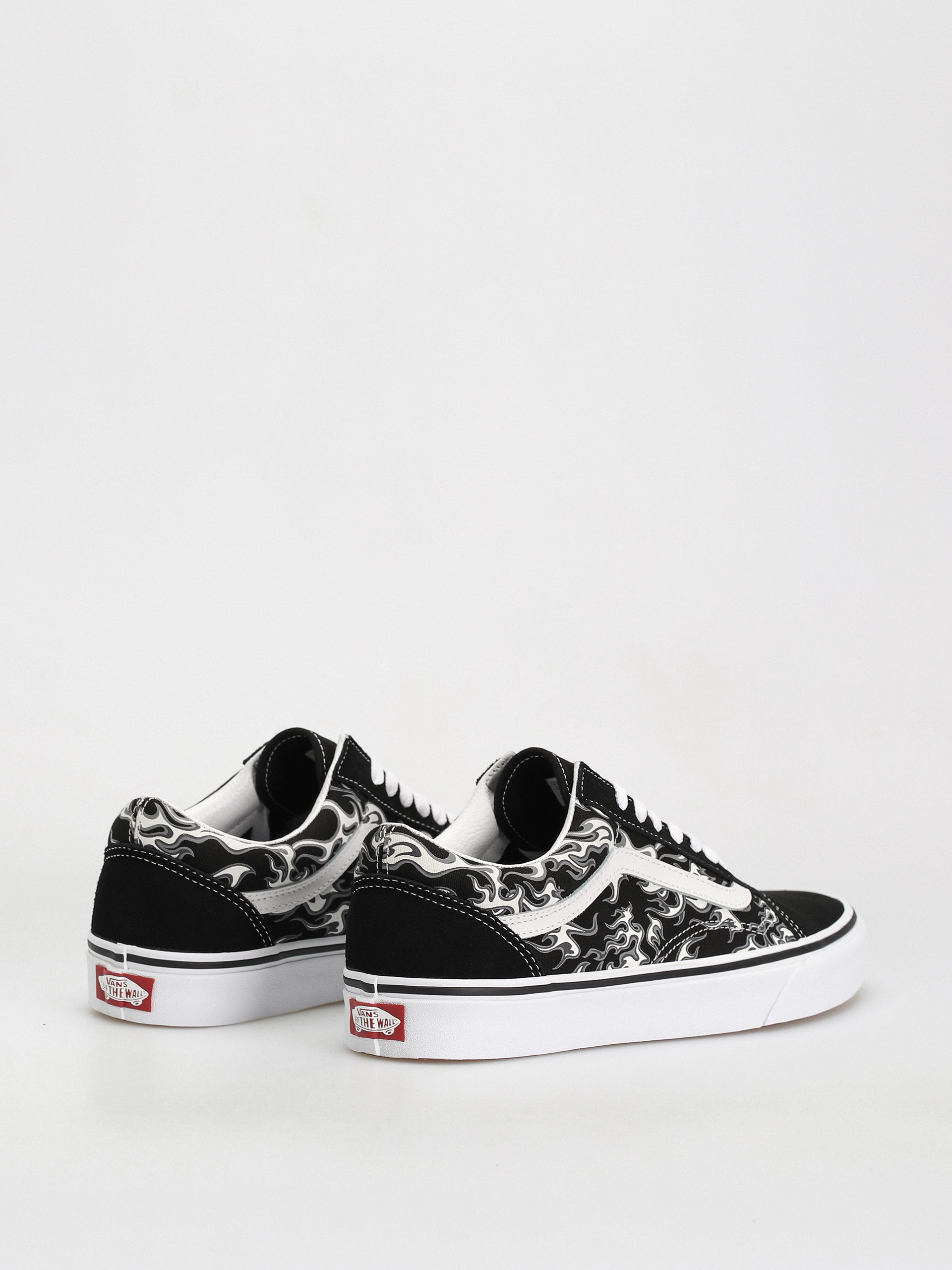 Vans Old Skool Cipők (flames black/true white)