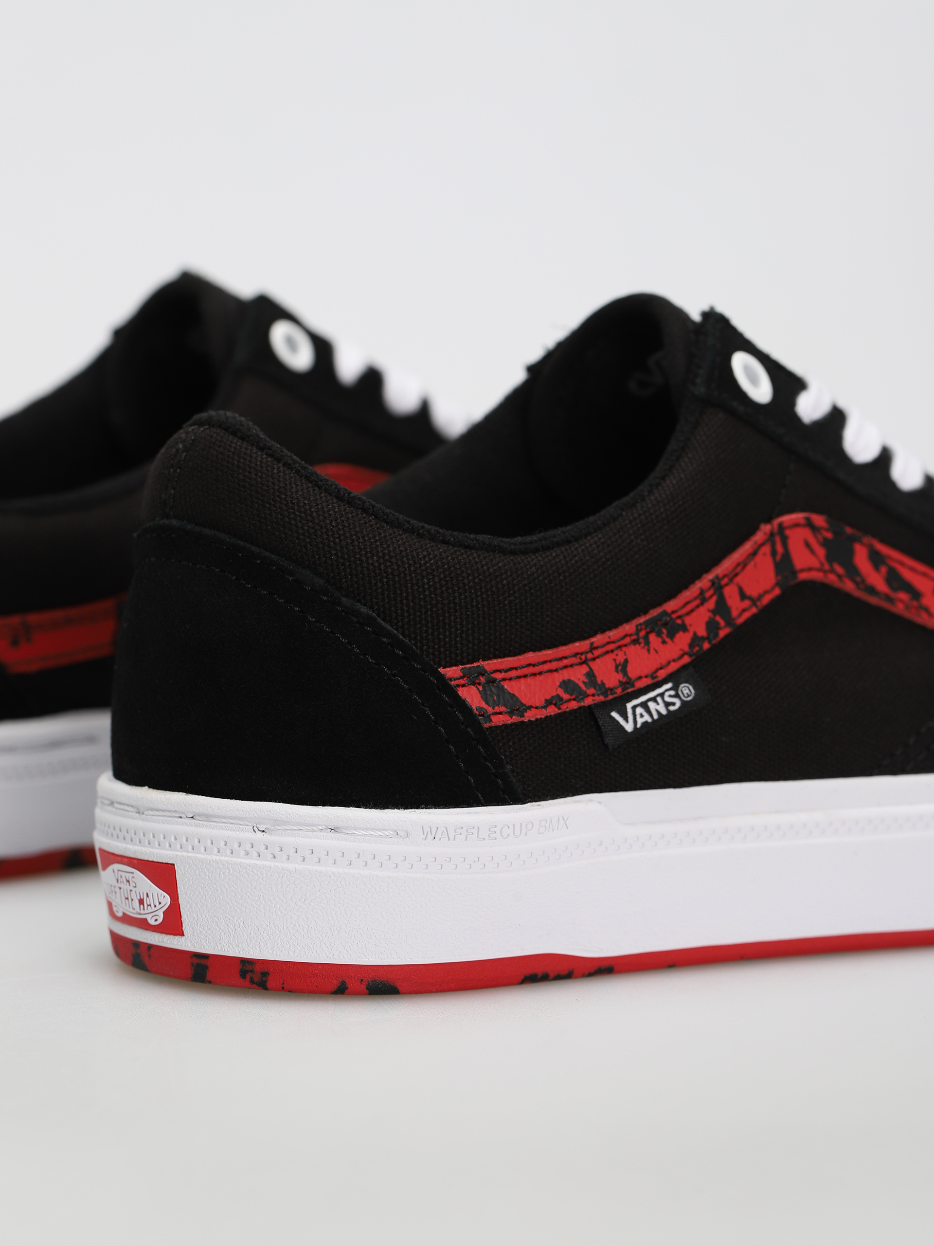 Vans Bmx Old Skool Cipők (marble black/white/red)