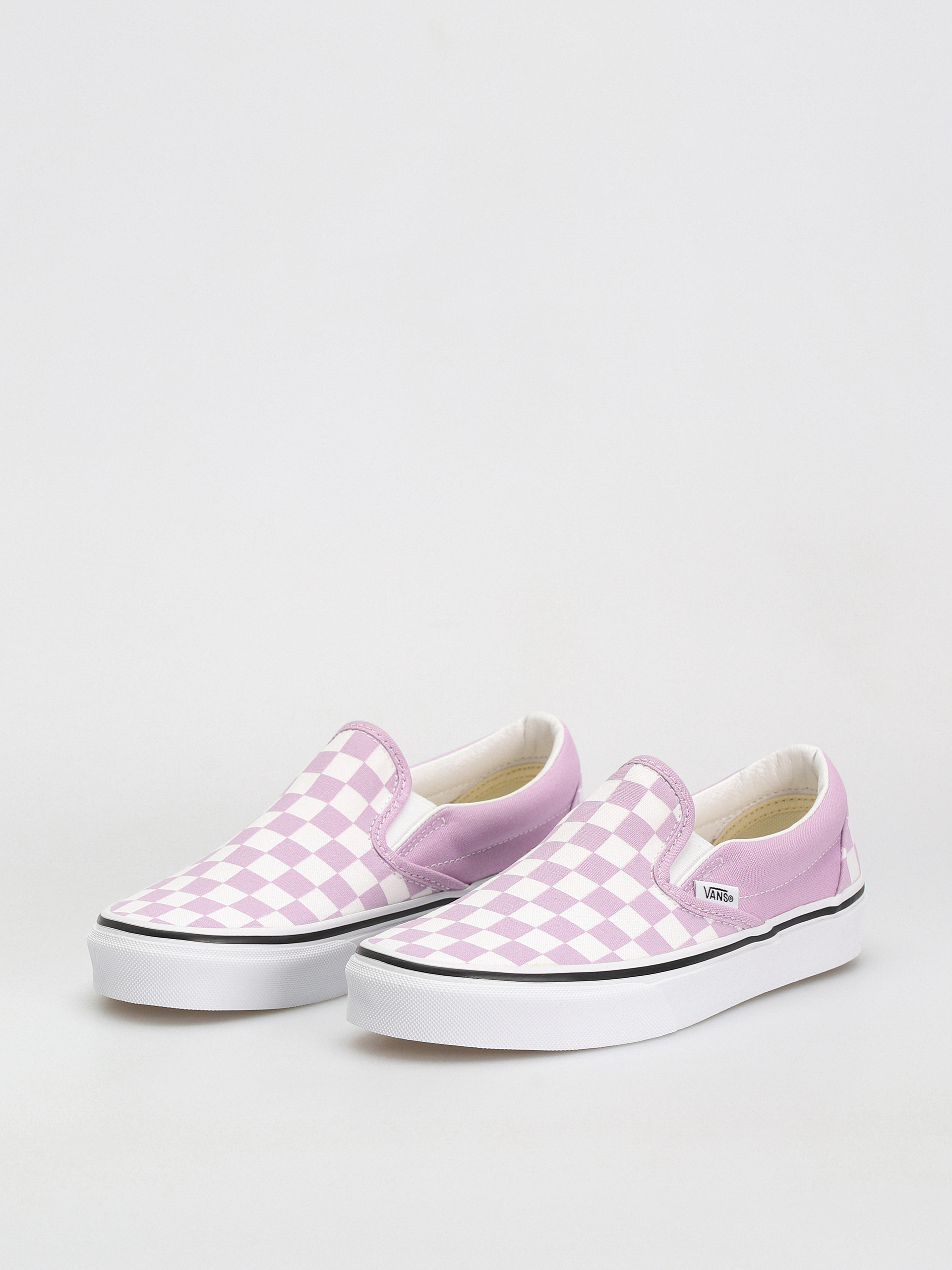 Vans Classic Slip On Cipők (color theory checkerboard lupine)