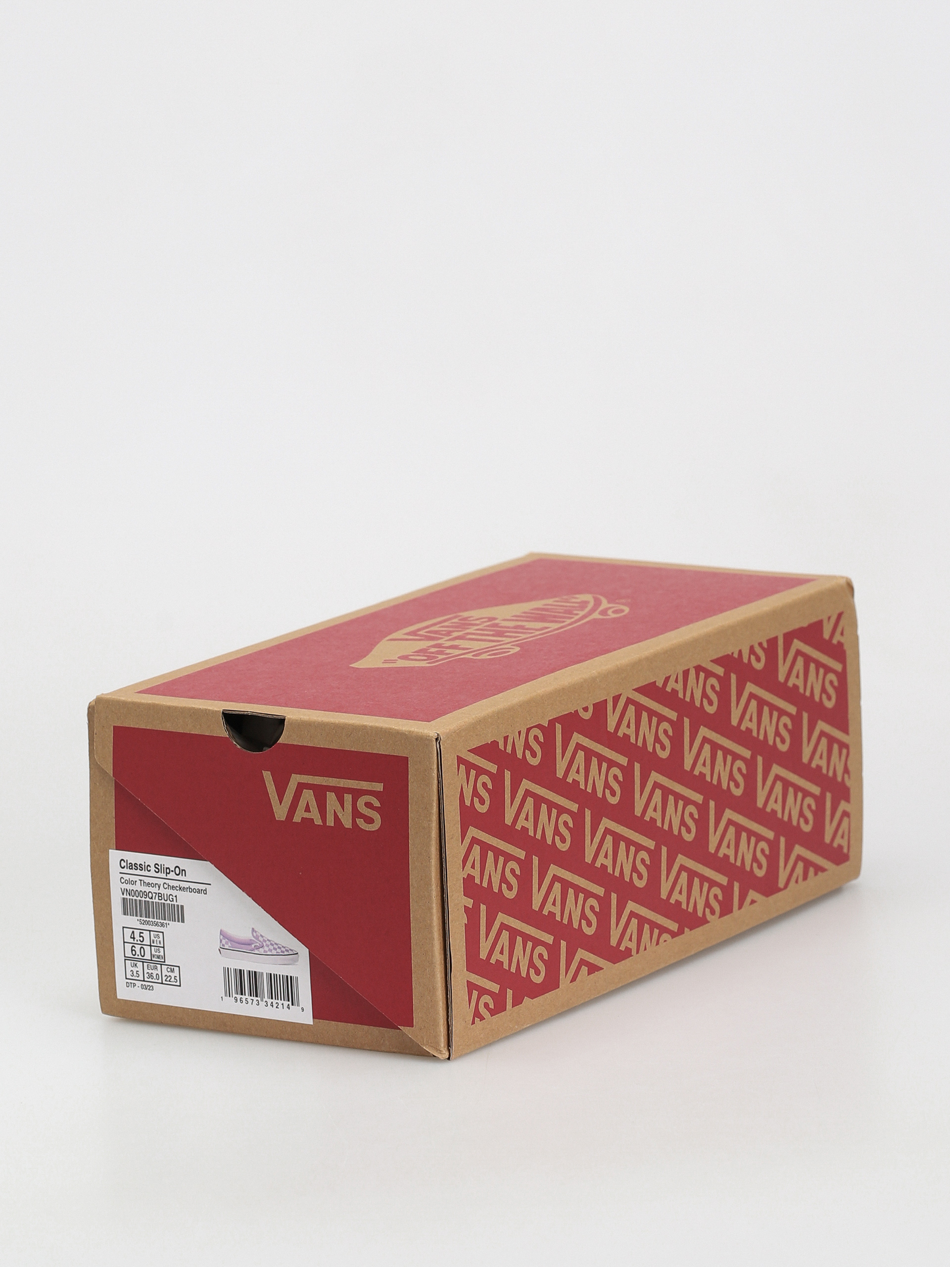 Vans Classic Slip On Cipők (color theory checkerboard lupine)