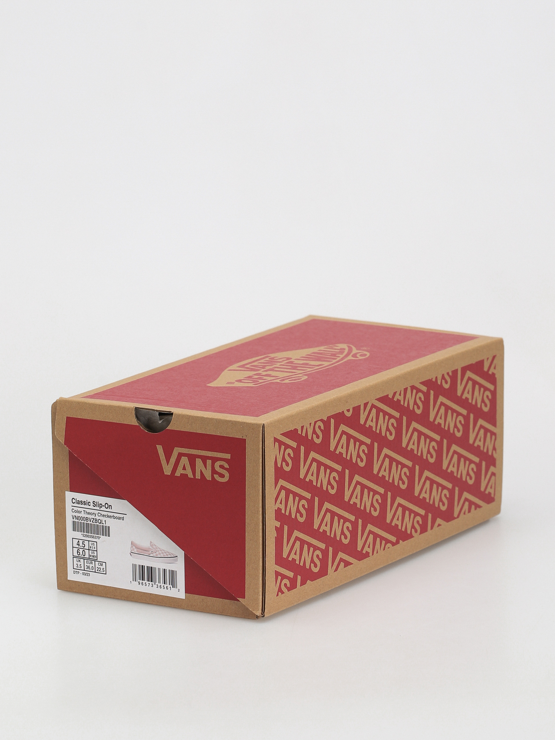 Vans Classic Slip On Cipők (color theory checkerboard rose smoke)