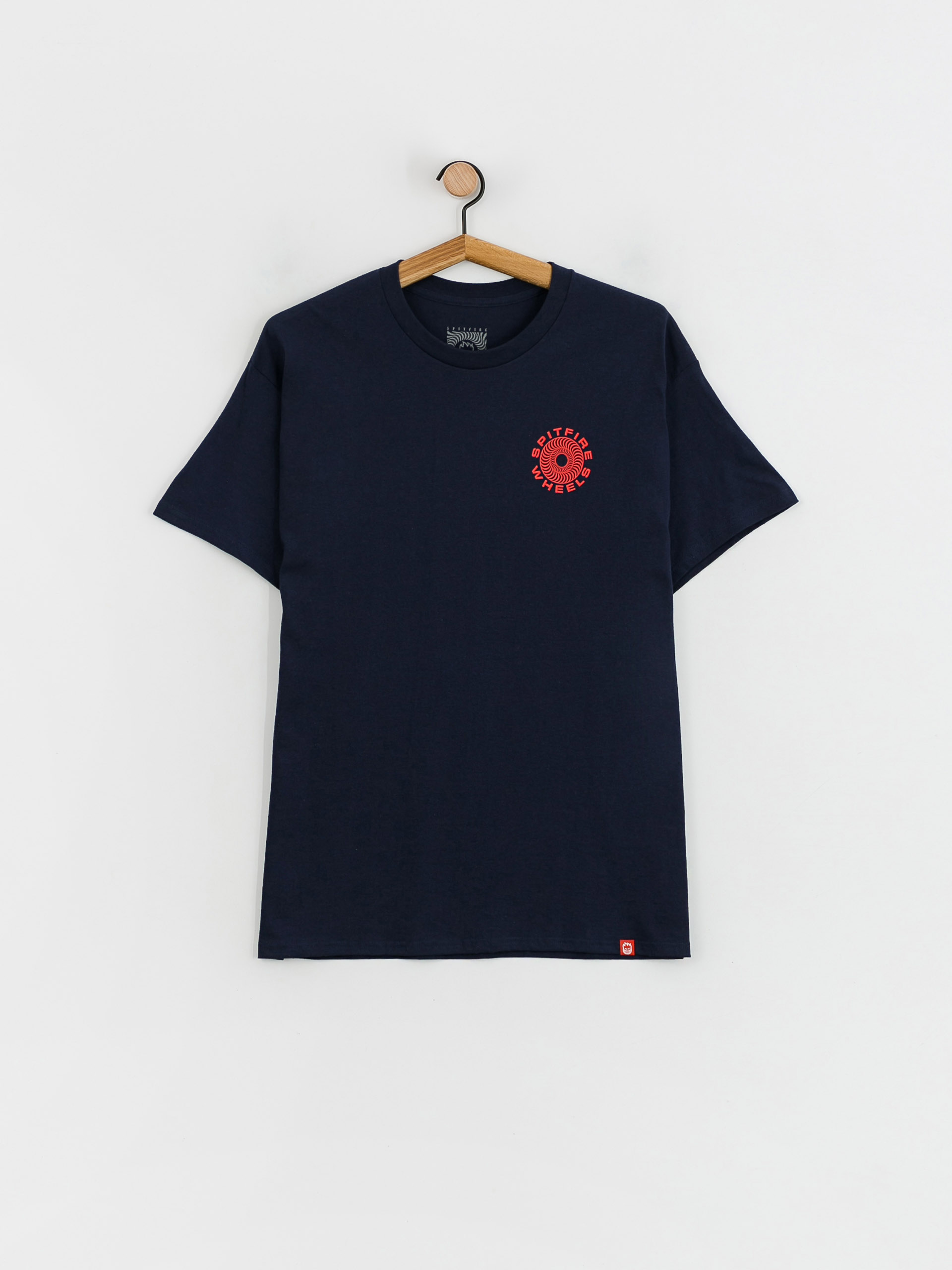 Spitfire Classic 87 Swirl póló (navy w/red prints)