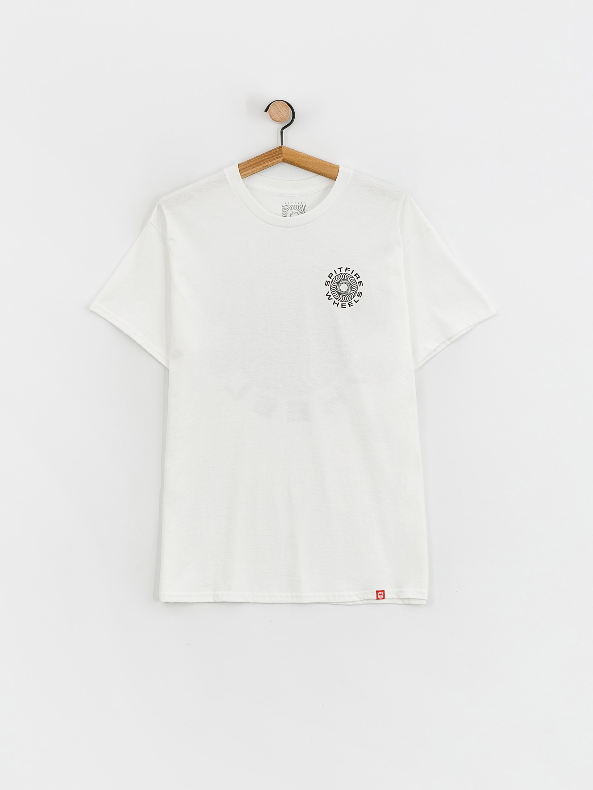 Spitfire Classic 87 Swirl póló (white w/black prints)