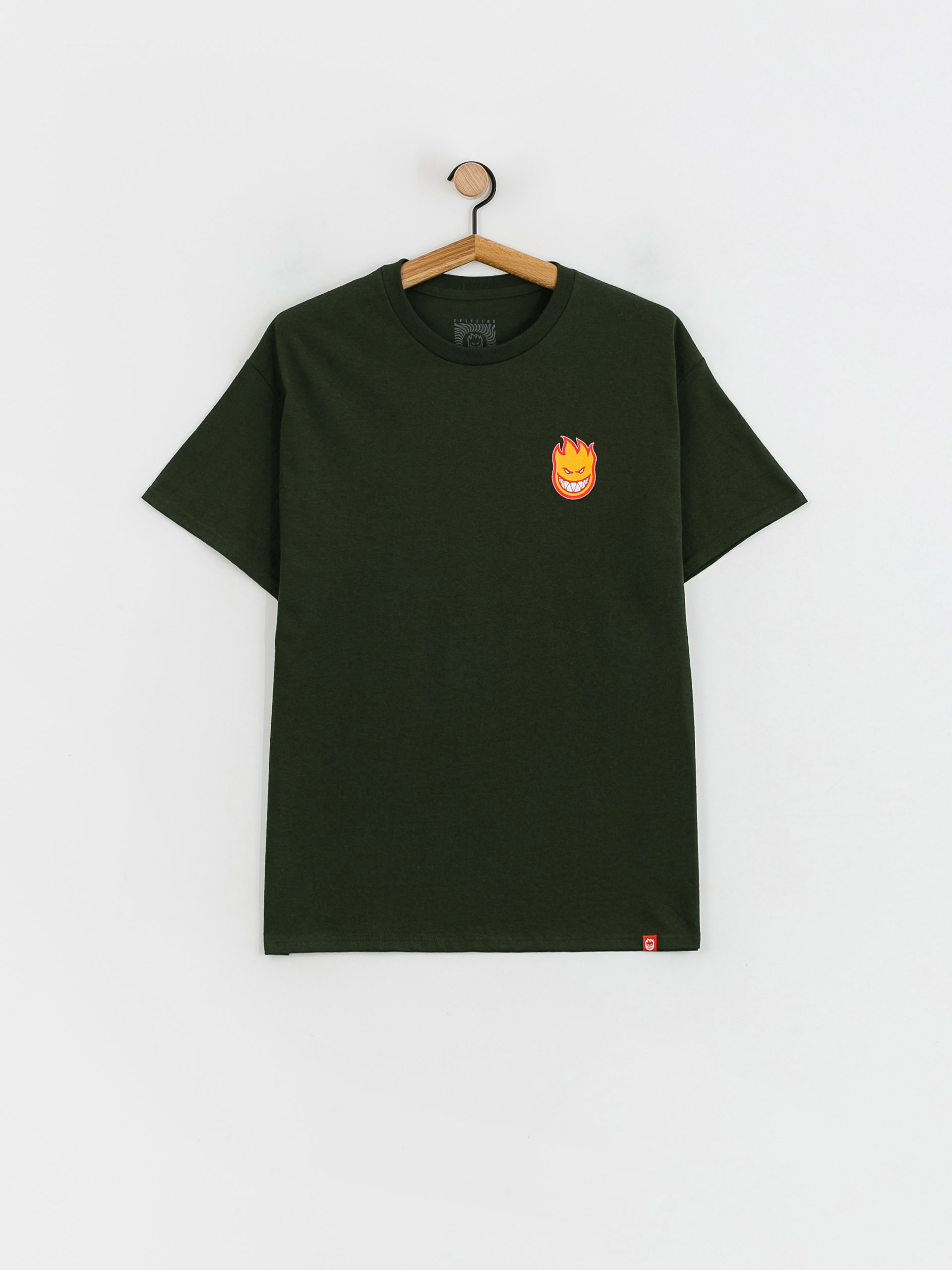 Spitfire Lil Bighead Fill póló (forest green w/gold & red print)