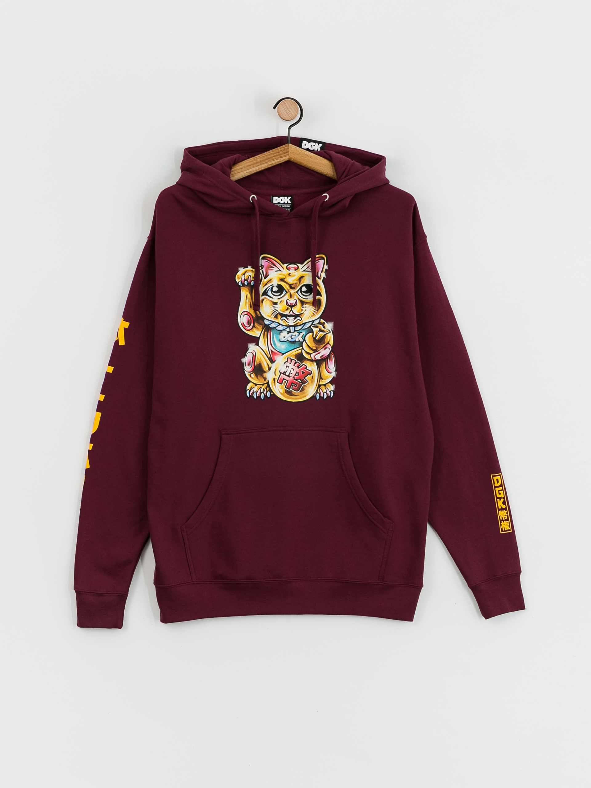 DGK Golden Cat HD Kapucnis pulóver (burgundy)