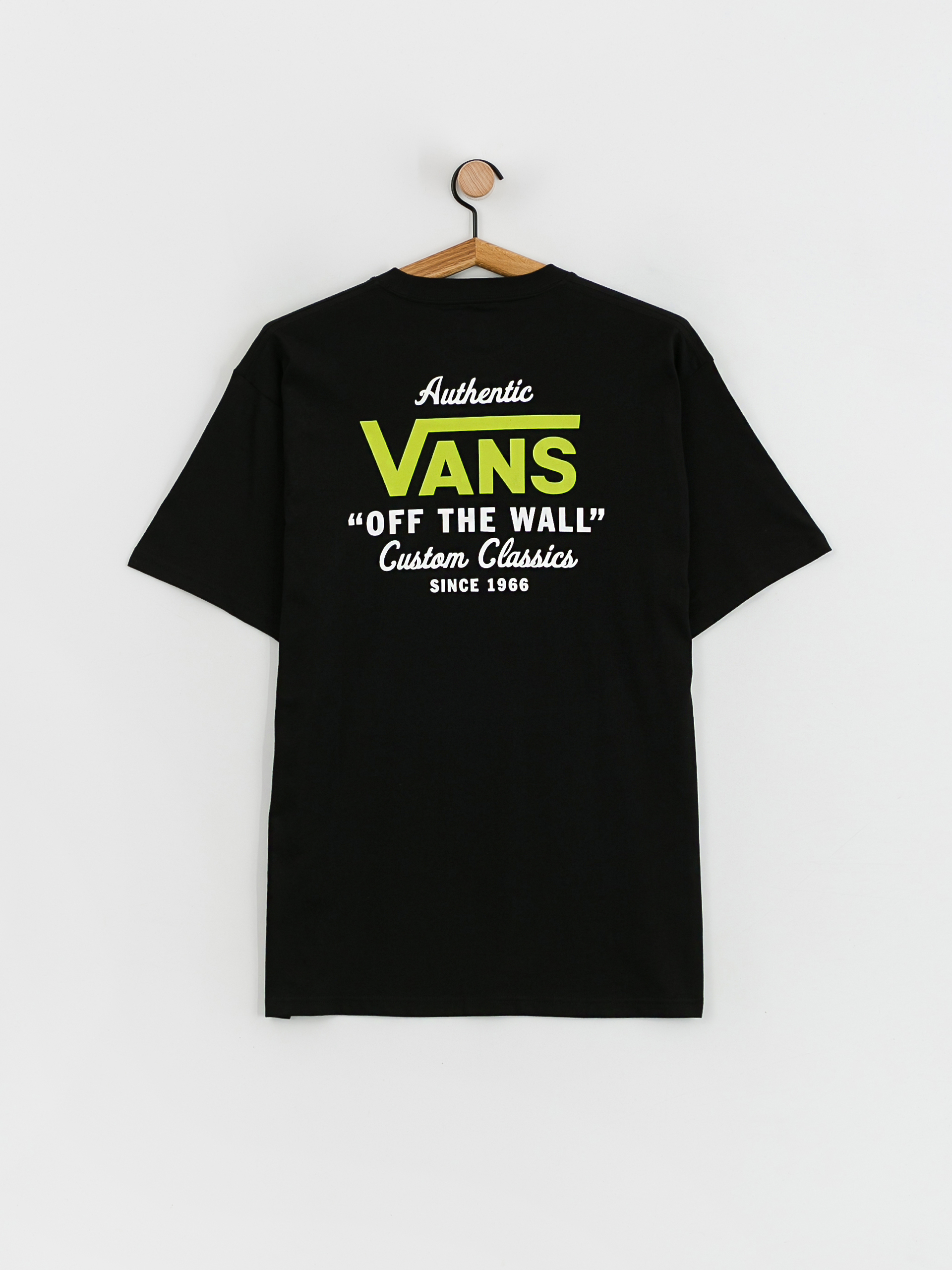 Vans Holder St Classic póló (black/lime green)