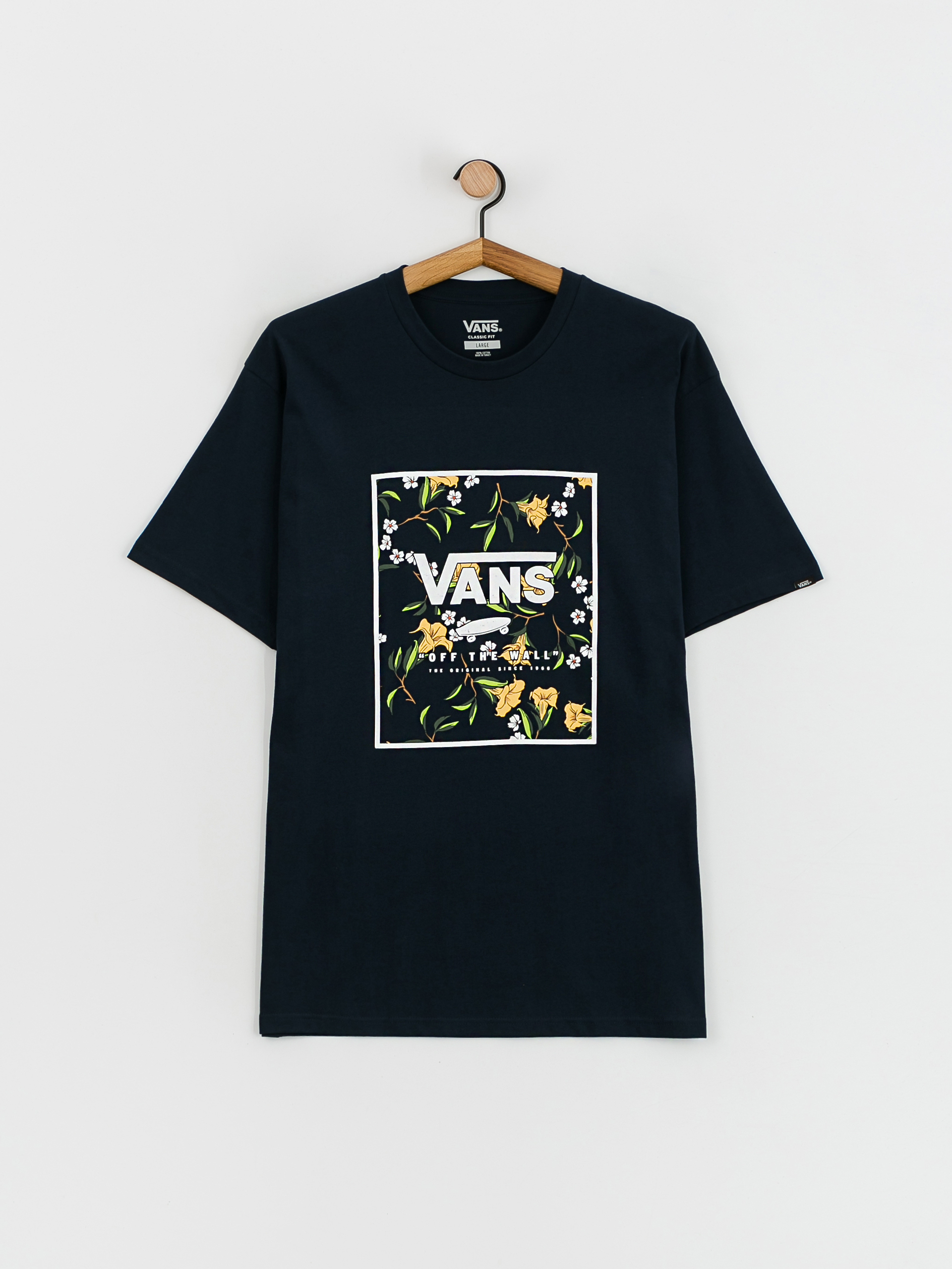 Vans Classic Print Box póló (navy/gold fusion)