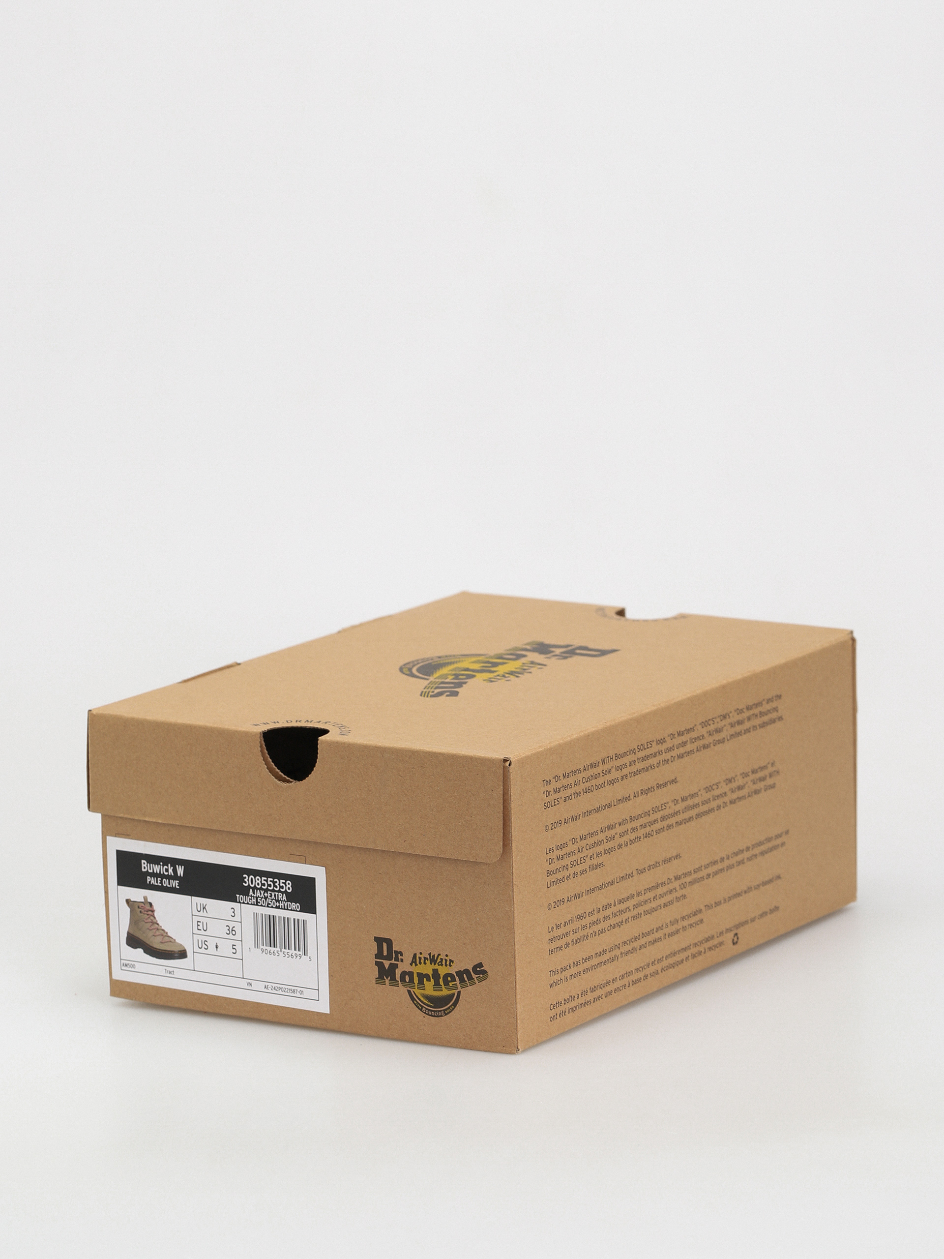 Dr. Martens Buwick Cipők Wmn (pale olive)