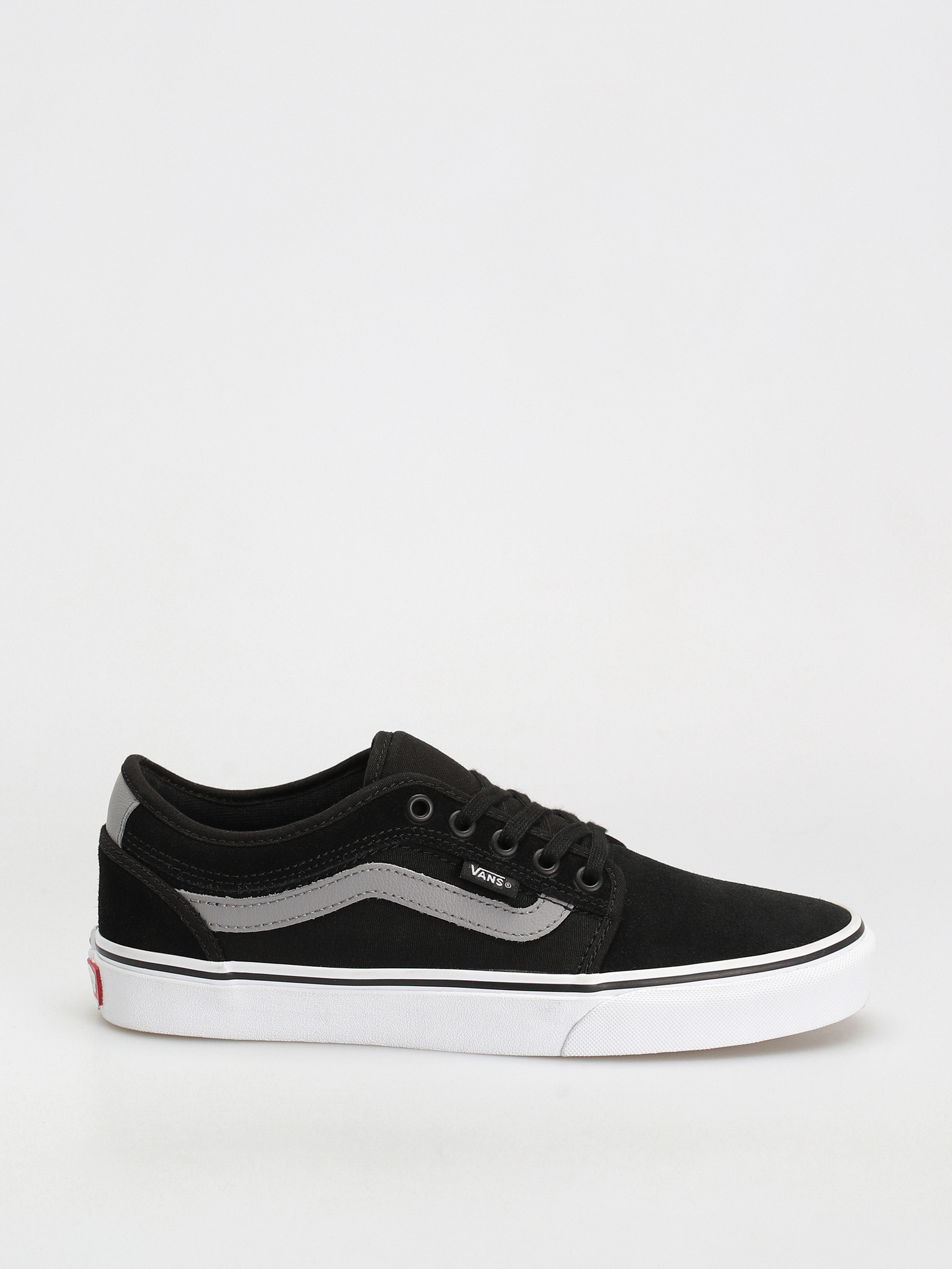 Vans Chukka Low Sidestripe Cipők (black/gray/white)