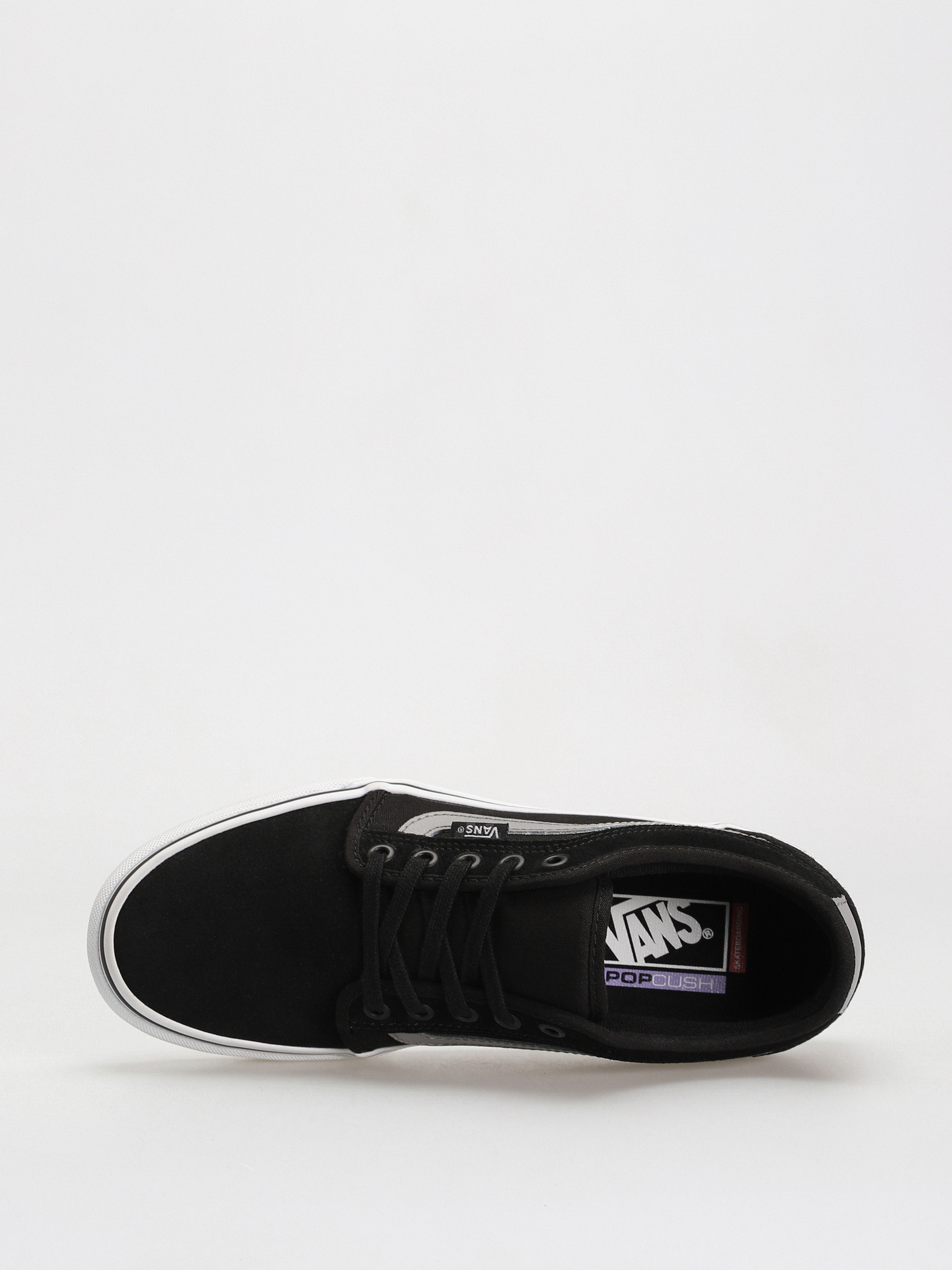 Vans Chukka Low Sidestripe Cipők (black/gray/white)