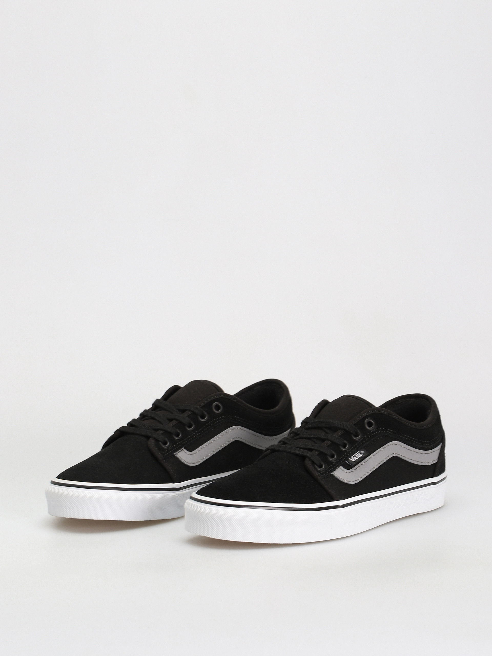 Vans Chukka Low Sidestripe Cipők (black/gray/white)