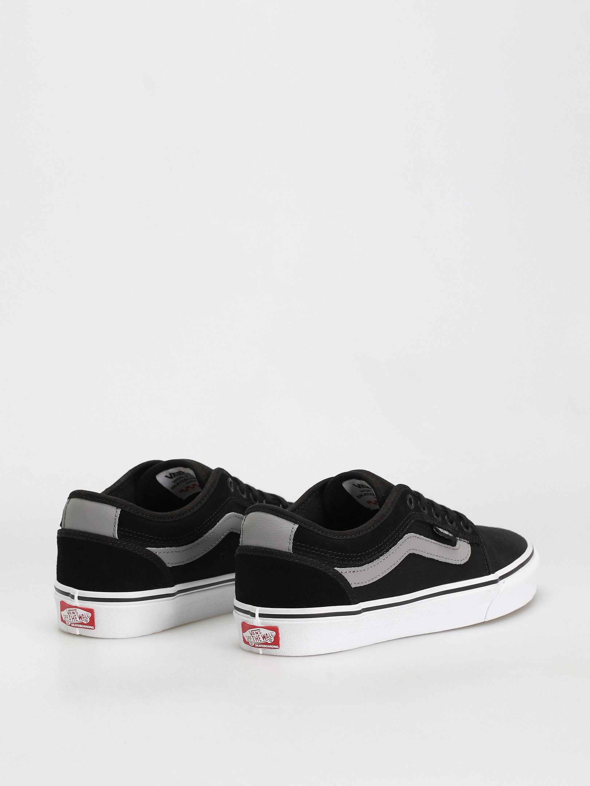 Vans Chukka Low Sidestripe Cipők (black/gray/white)