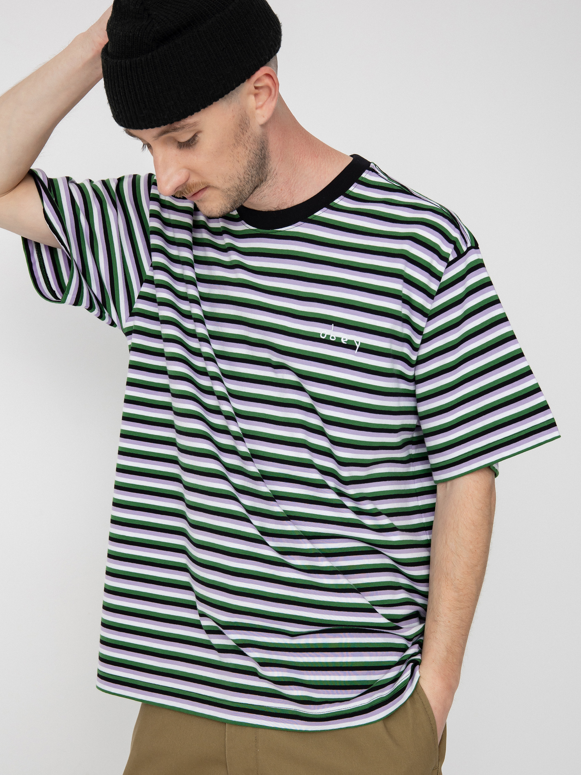 OBEY Tribute póló (black multi)